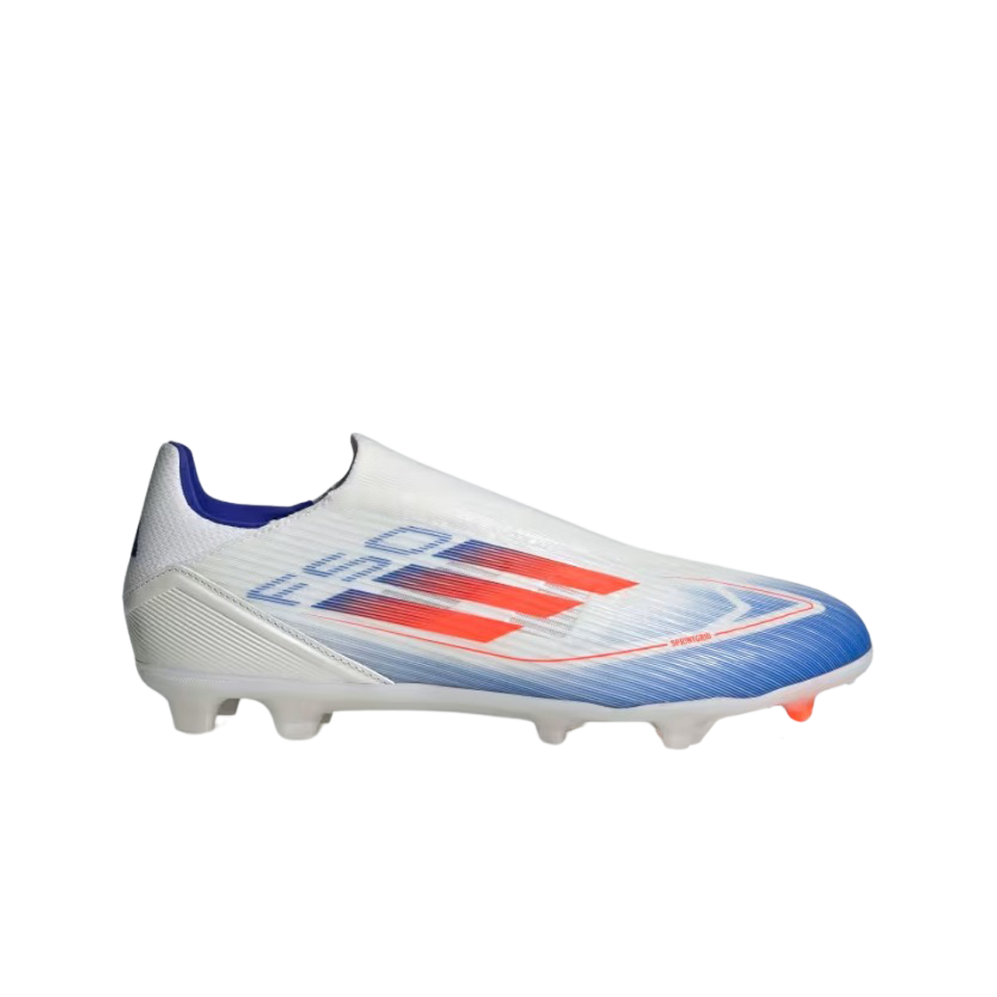 아디다스 F50 리그 레이스리스 FG/MG 클라우드 화이트(Adidas F50 League Laceless FG/MG Cloud White)