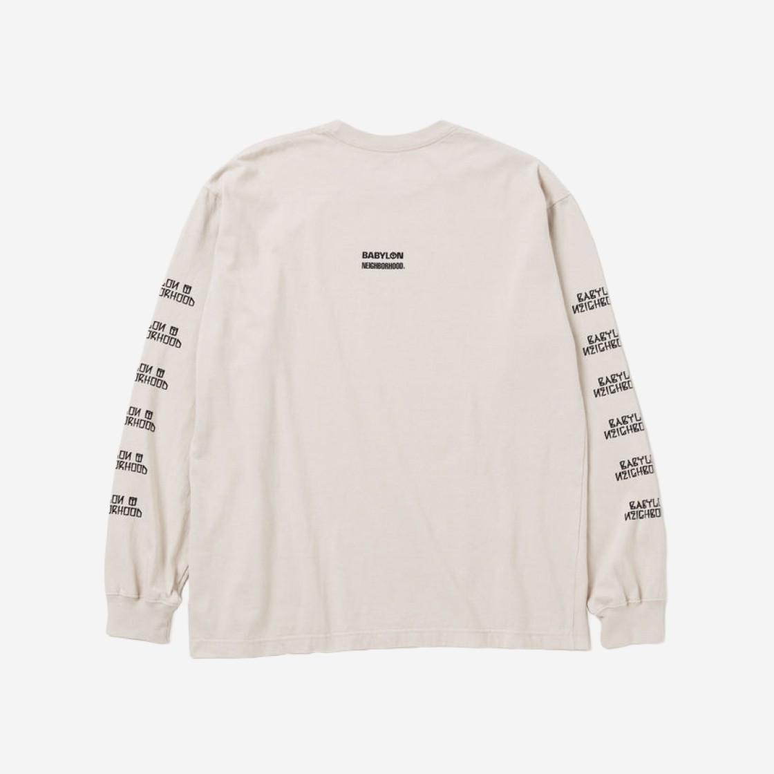 Neighborhood x Babylon T-Shirt L/S 1 Beige 상세 이미지 2