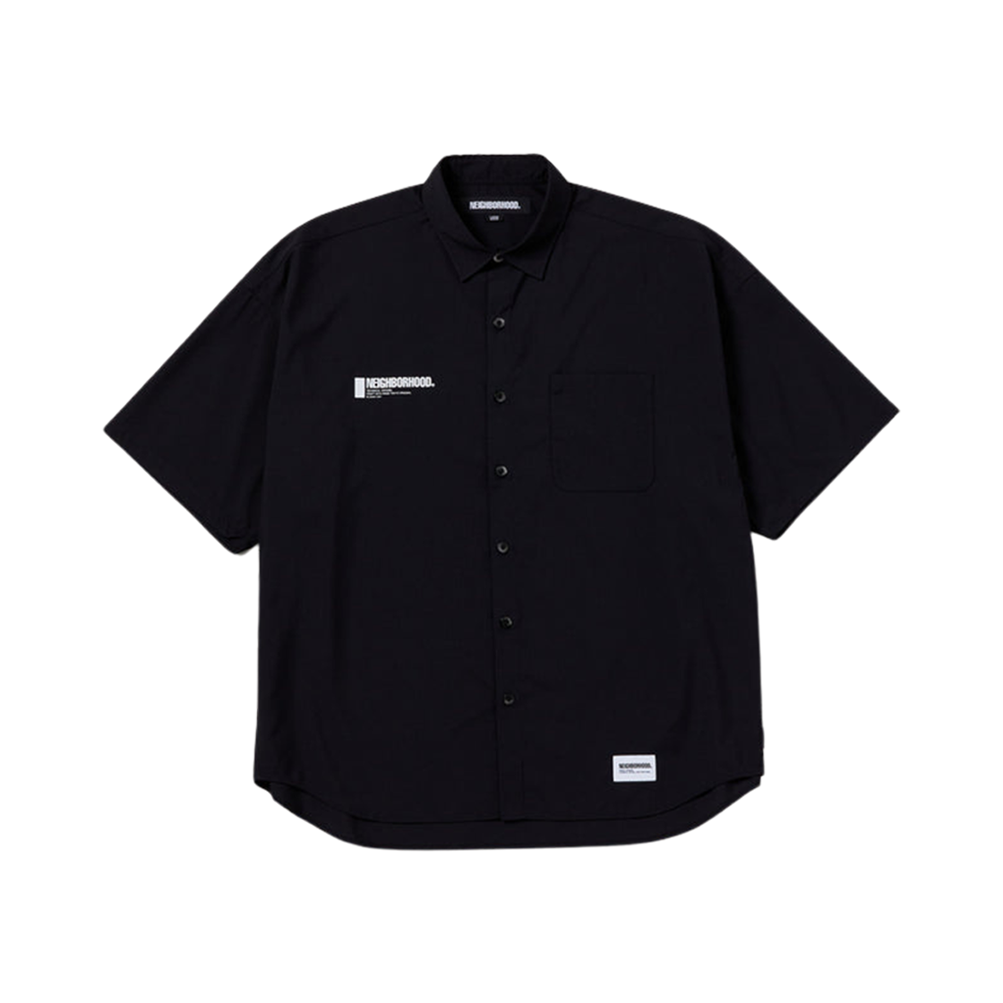 Neighborhood Over Shirt S/S Black 상세 이미지 1