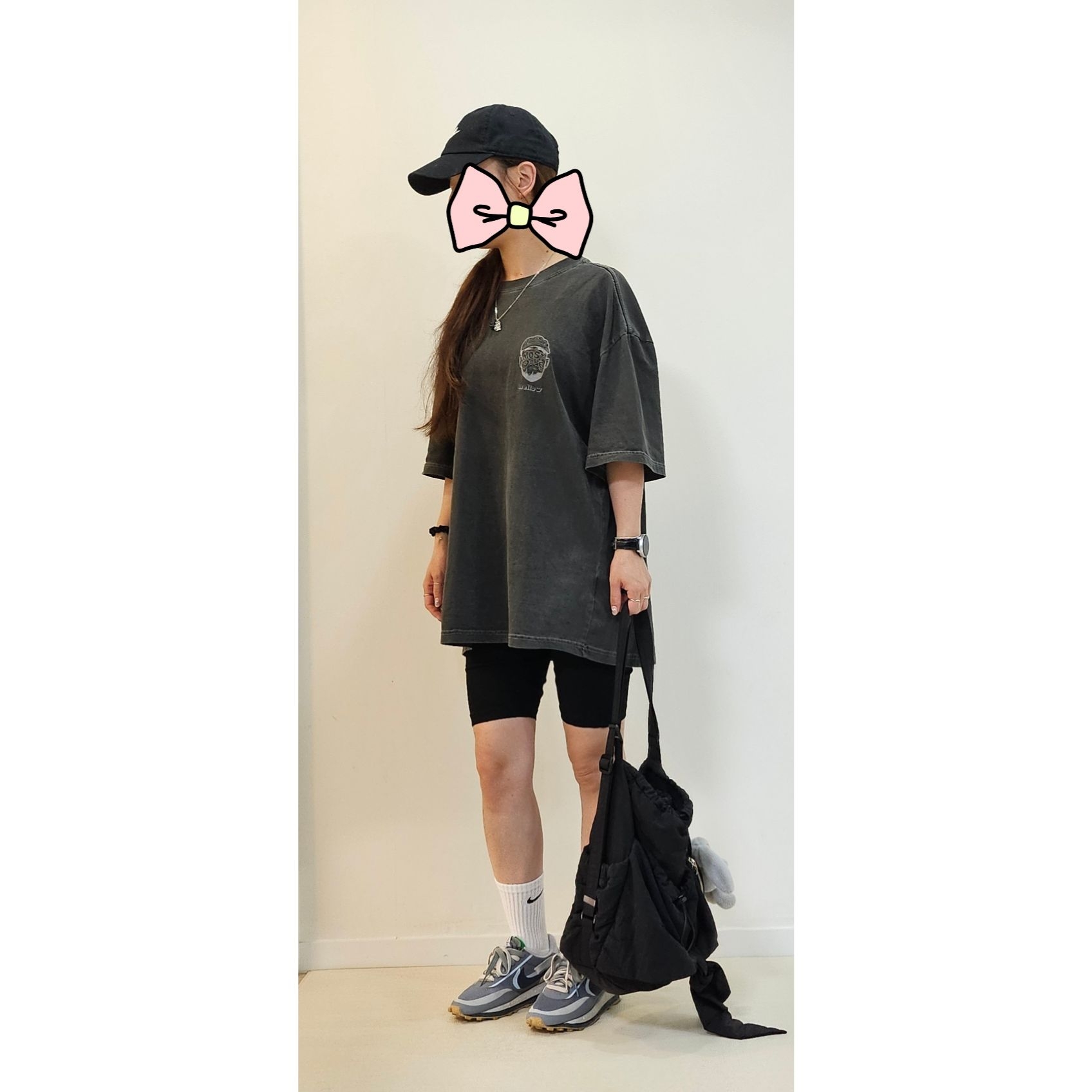 Nike x Sacai x Clot LDWaffle Cool Grey 착용 스타일