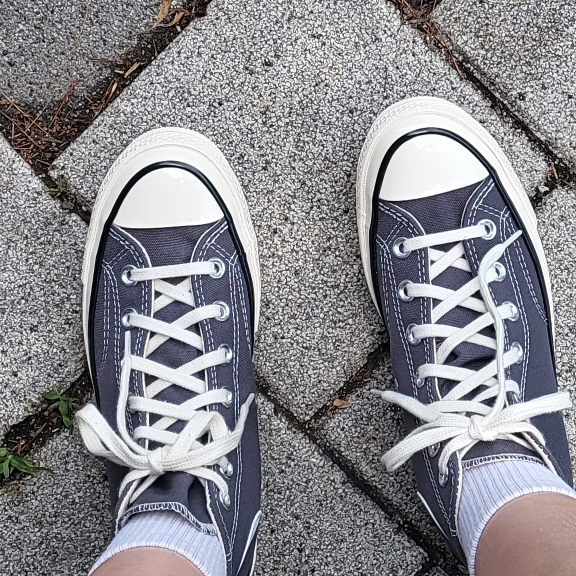 Converse Chuck 70 High Seasonal Color Vintage Canvas Iron Grey 착용 스타일