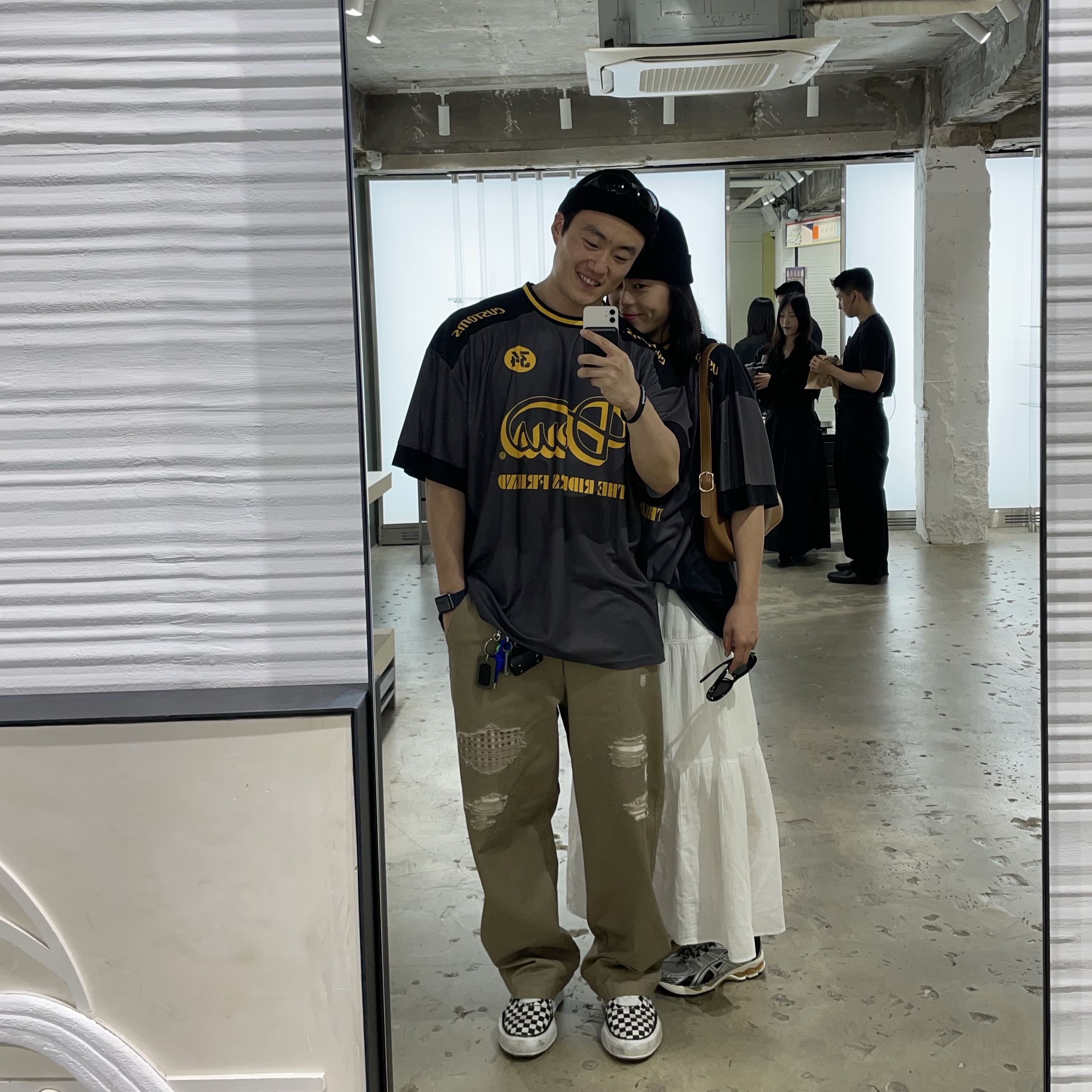 Oakley Eye Jacket Redux Matte Black Frame Prizm Grey Lenses High Bridge Fit, Deus Ex Machina Randy Moto T-Shirt Black 착용 스타일 - 10