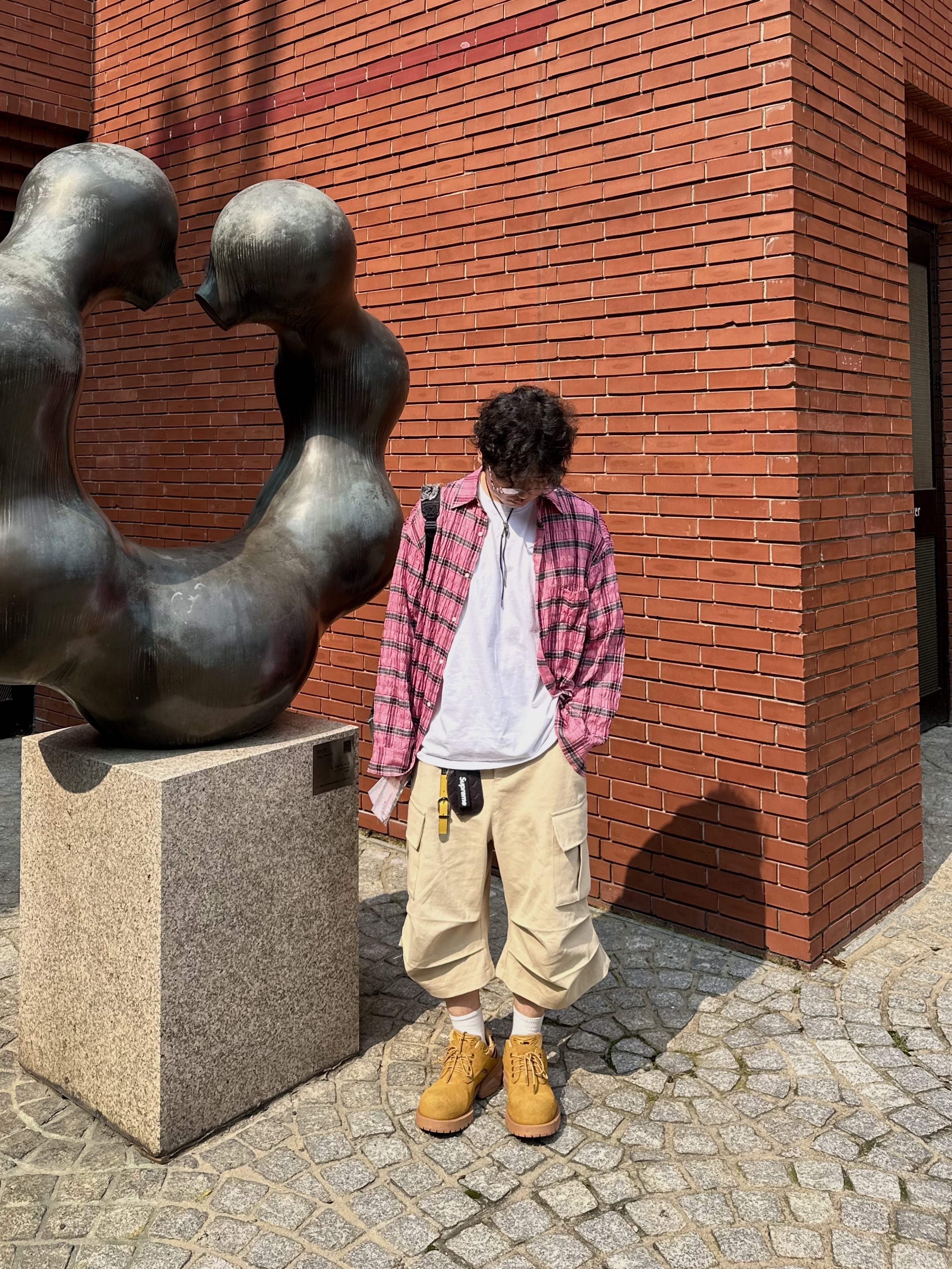 Remagine Hybrid Derby Shoes Starting Bigger Wheat, Nonnod Alpine Carpenter Shorts Beige 착용 스타일 - 3