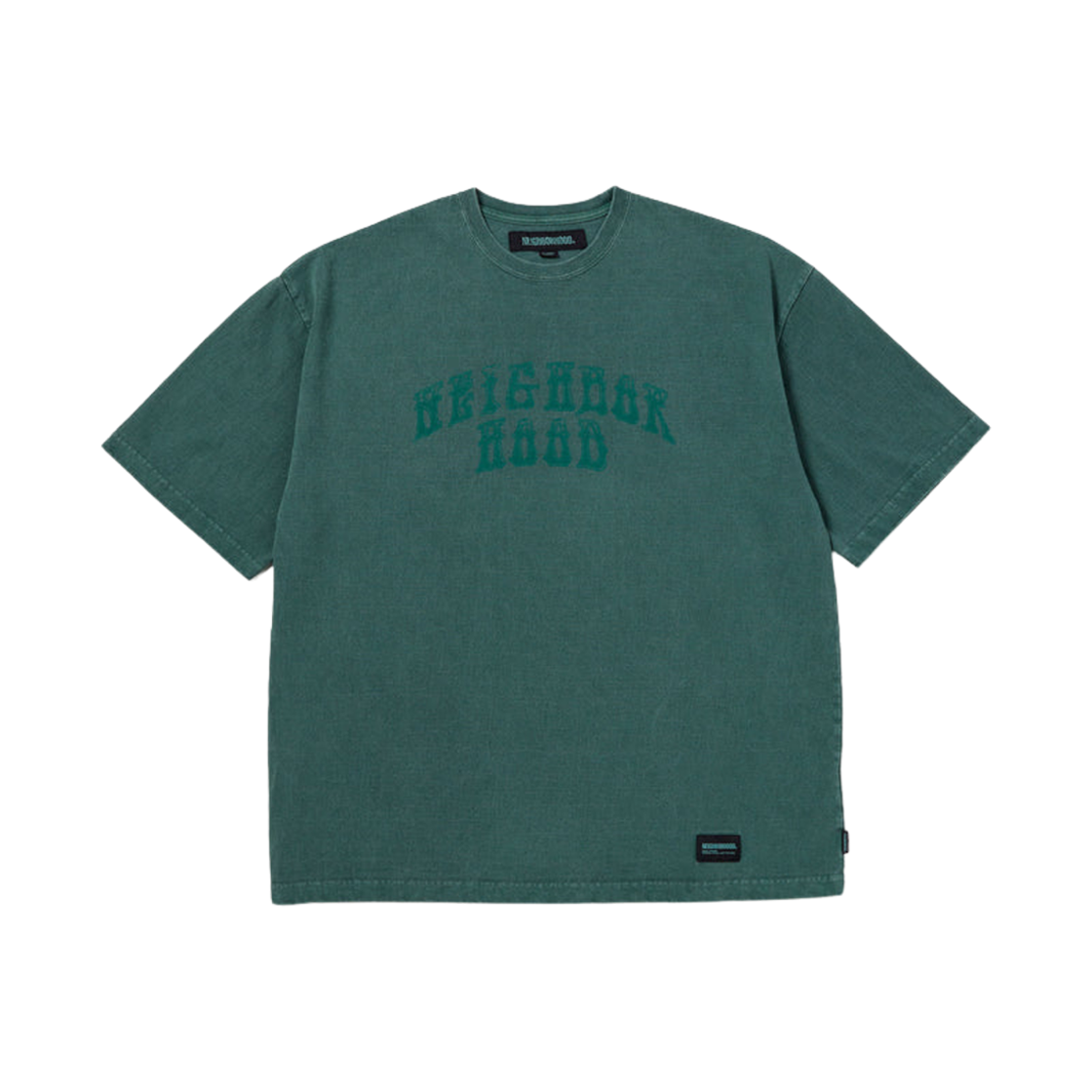 Neighborhood Pigment Dyed Crewneck S/S Green 상세 이미지 1