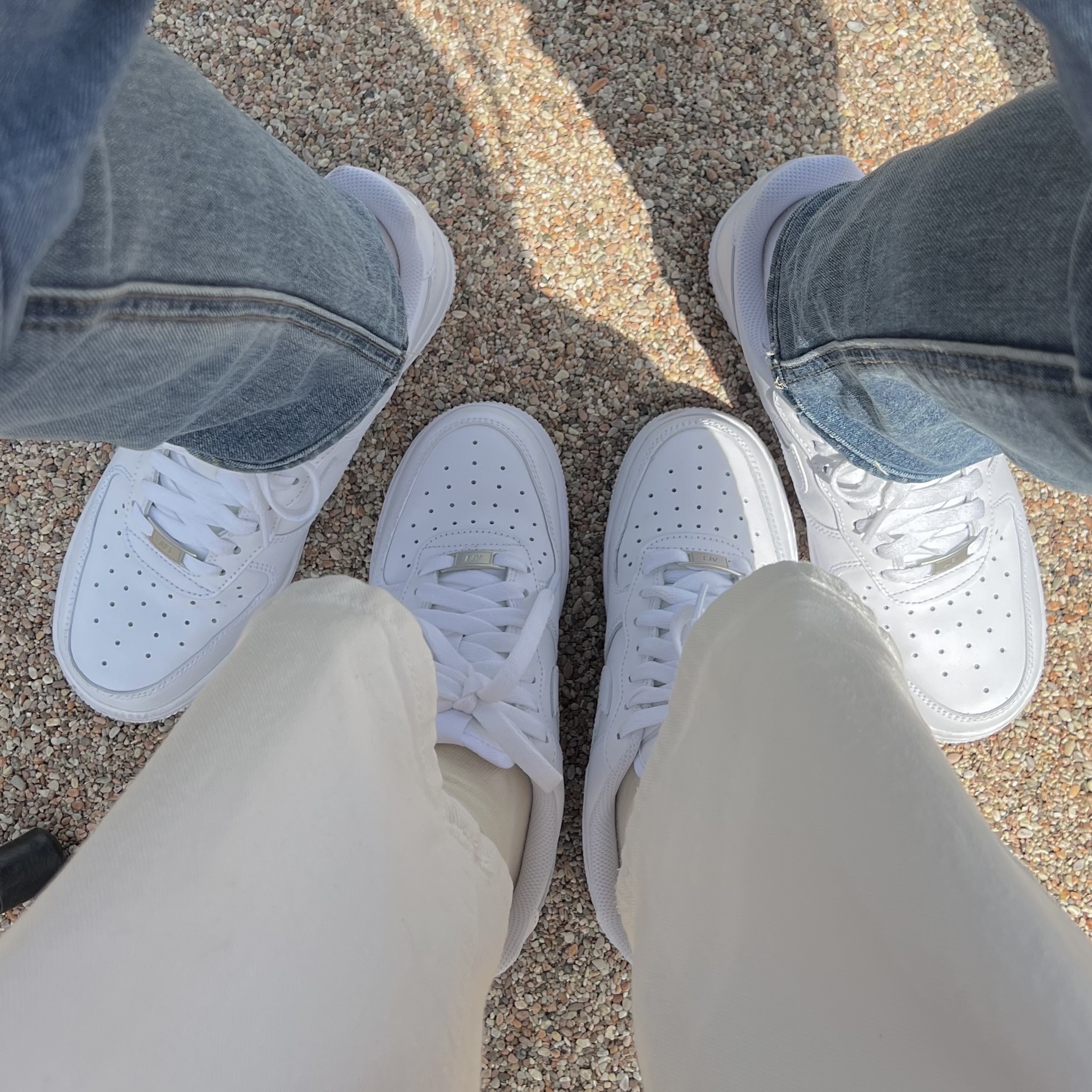 (W) Nike Air Force 1 '07 Low White 착용 스타일 - 3