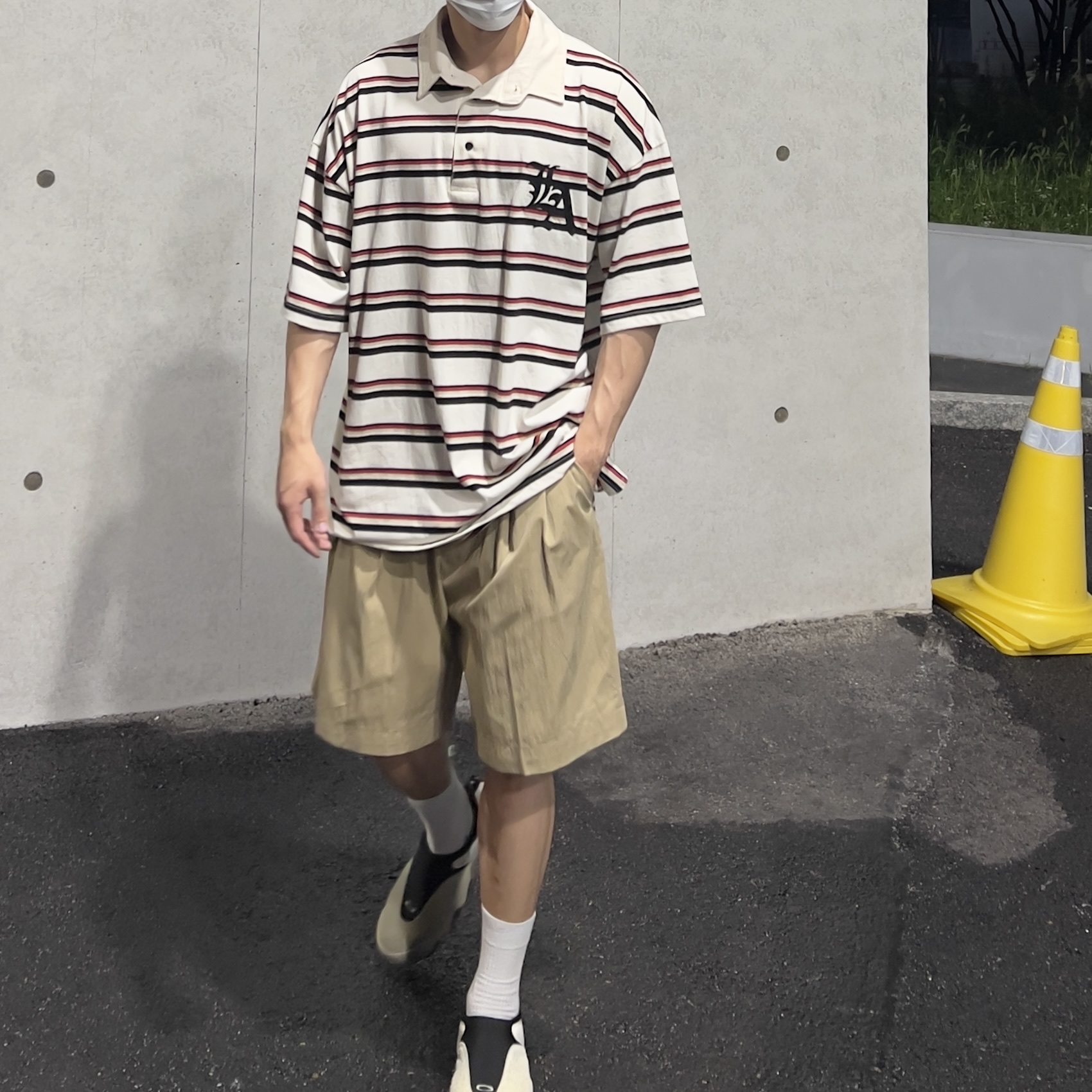 Oakley Factory Team x Brain Dead Flesh White Birch, Oakley Factory Team x Brain Dead Flesh Milk Black 착용 스타일 - 3