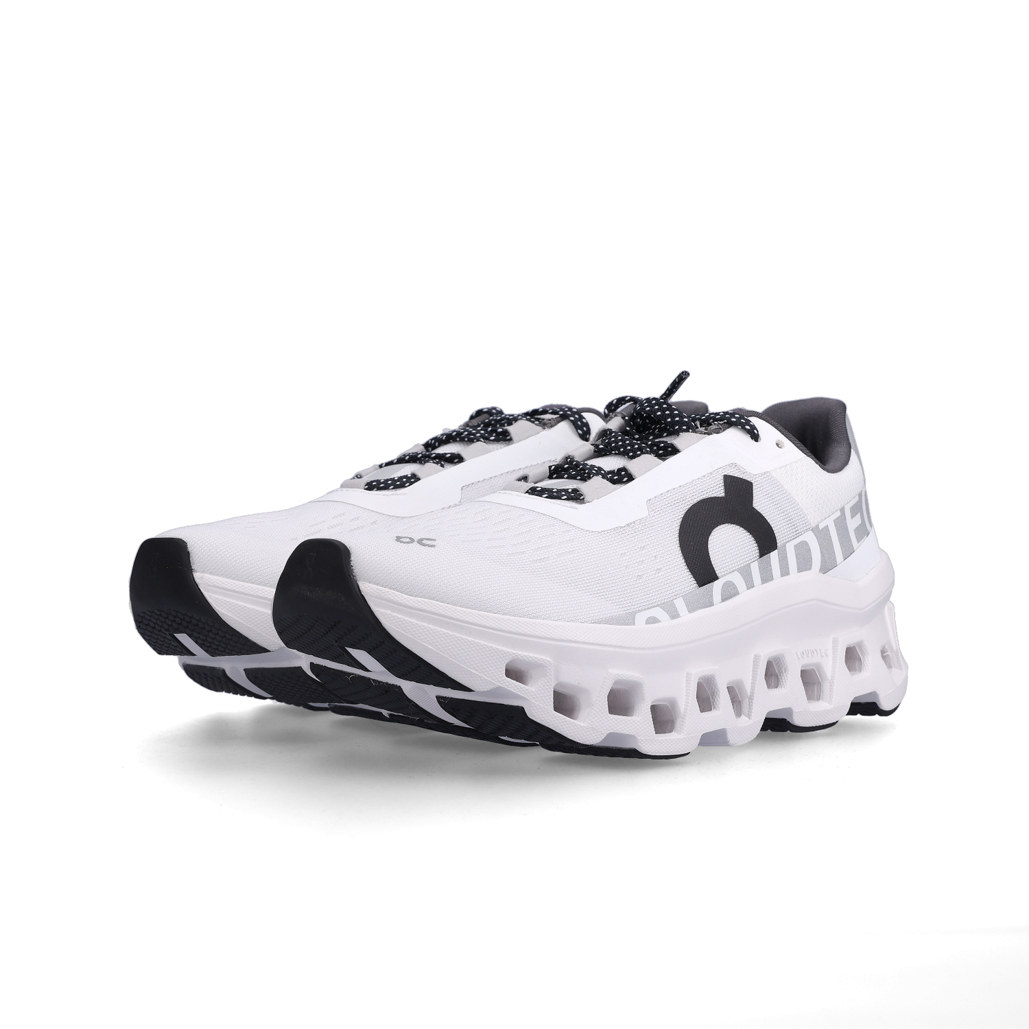 (W) On Running Cloudmonster All White