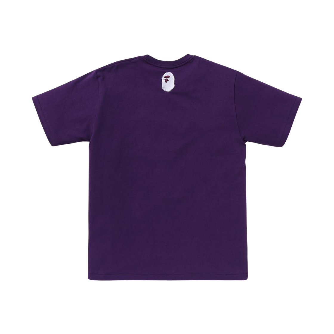 BAPE A Bathing Ape Logo T-Shirt Royal Purple 상세 이미지 2