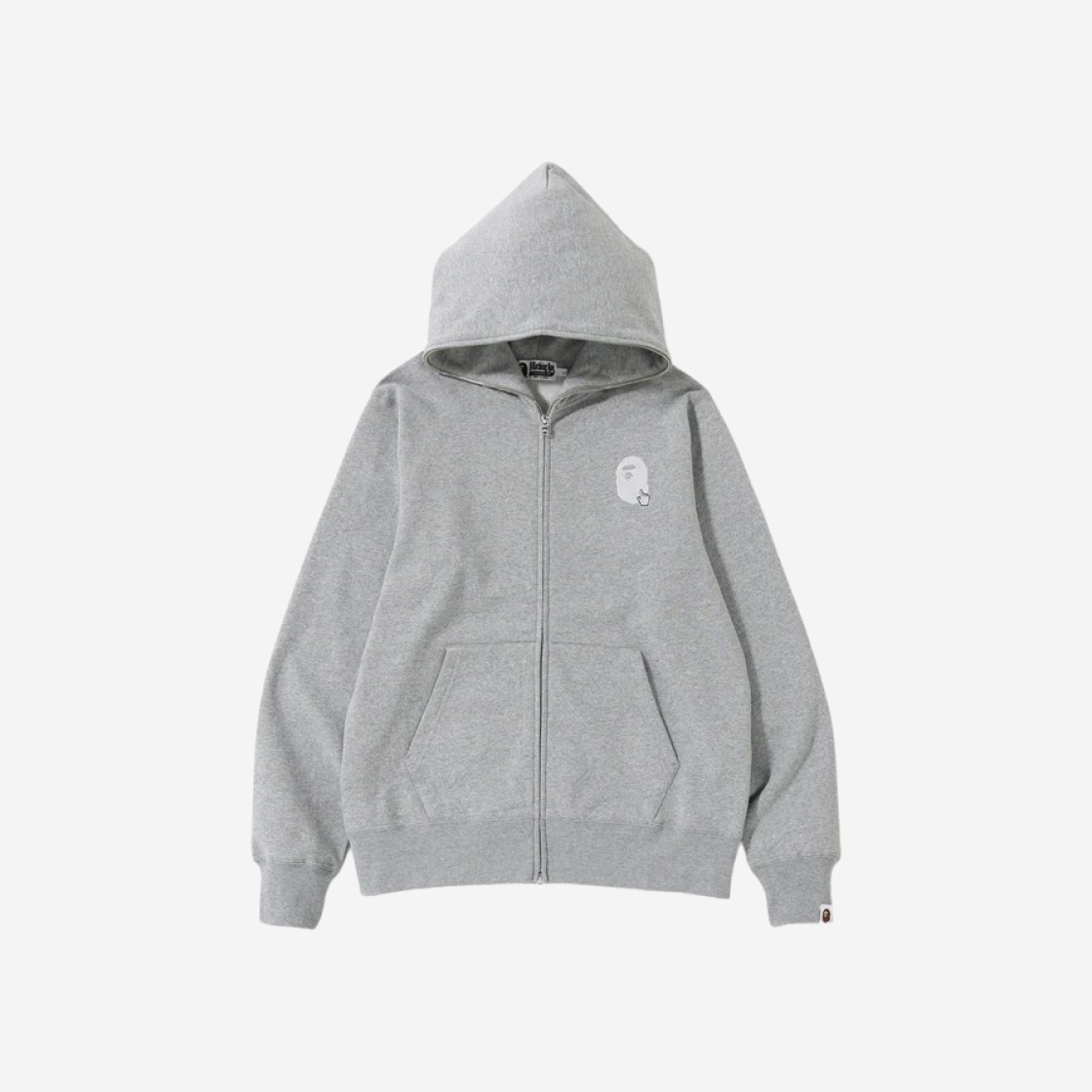 BAPE Online ABC Full Zip Hoodie Grey 상세 이미지 2