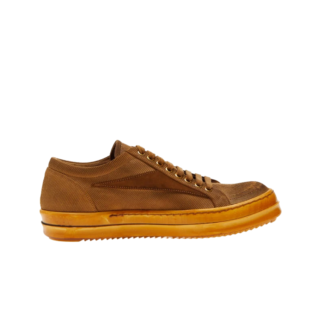 DU01D1803TWCDLV-444444 Rick Owens Drkshdw Vintage Sneakers Khaki Brown