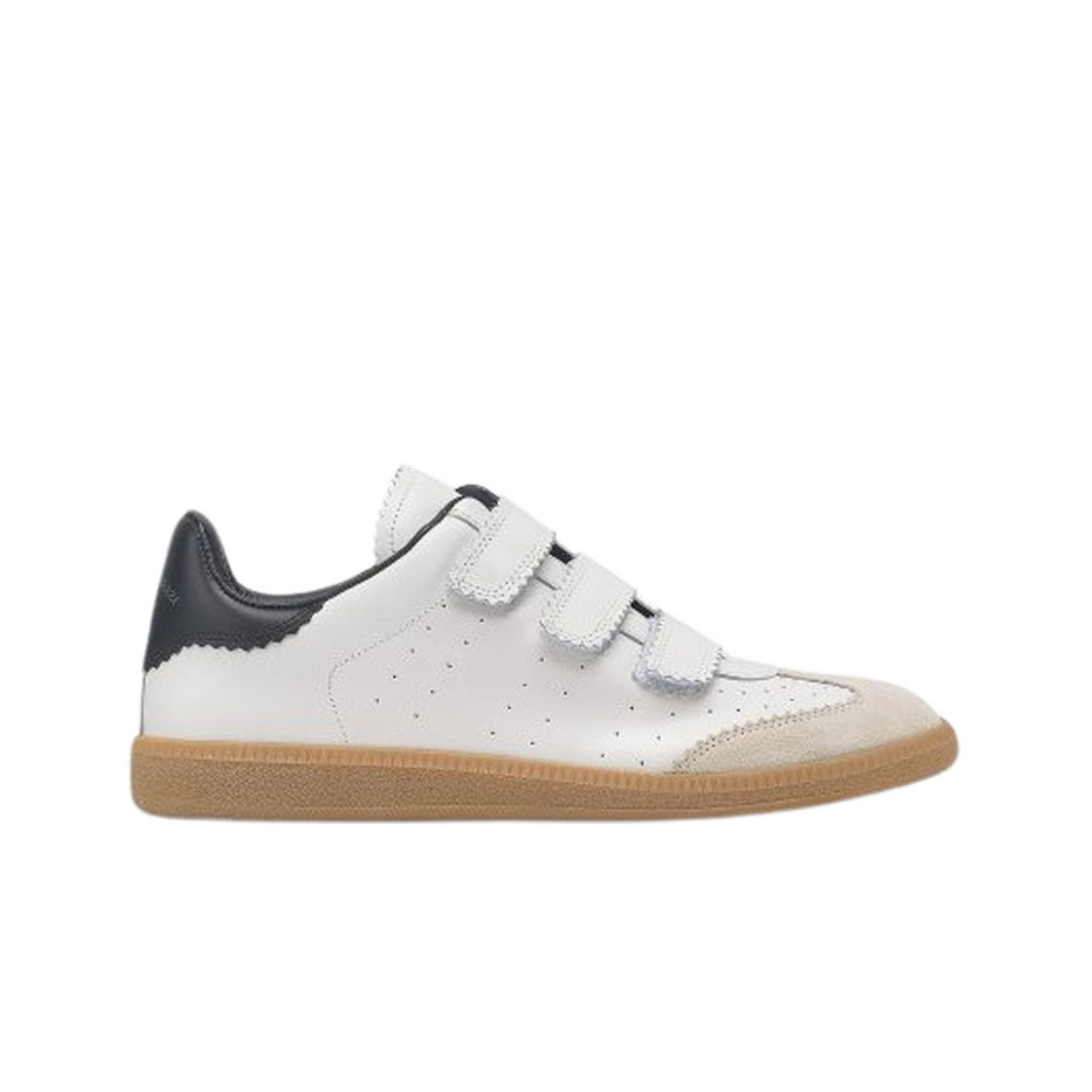 BK0048-00M001N-20WH (W) Isabel Marant Bethy Leather Sneakers White - 22FW