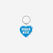 Human Made Heart Keyring Blue