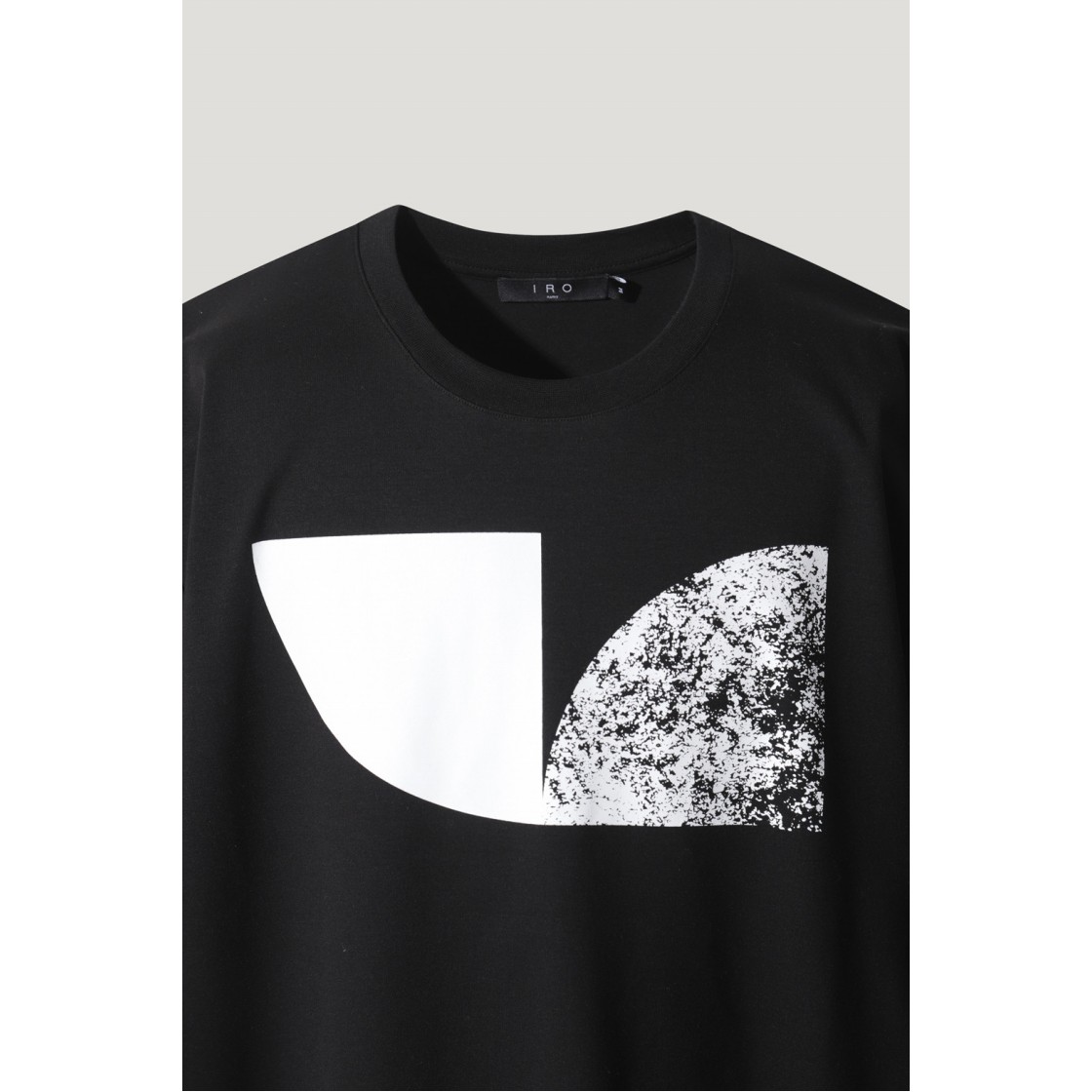 이로 알로이스페 오버핏 아이코닉 로고 반팔 티셔츠 블랙(Iro Aloispe Over Fit Iconic Logo Short Sleeves T-Shirt Black) - 4