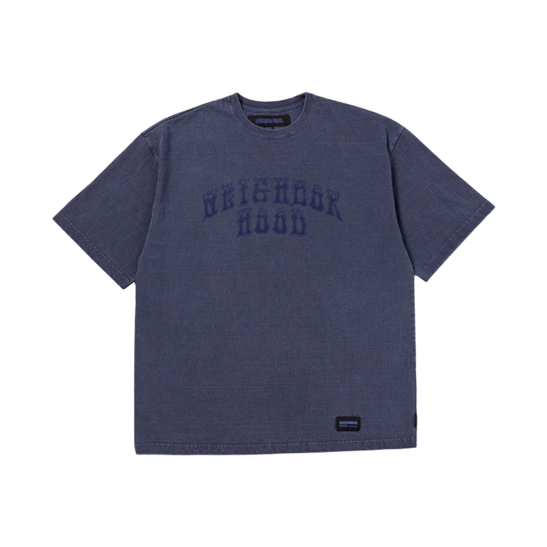 Neighborhood Pigment Dyed Crewneck S/S Navy 상세 이미지 1