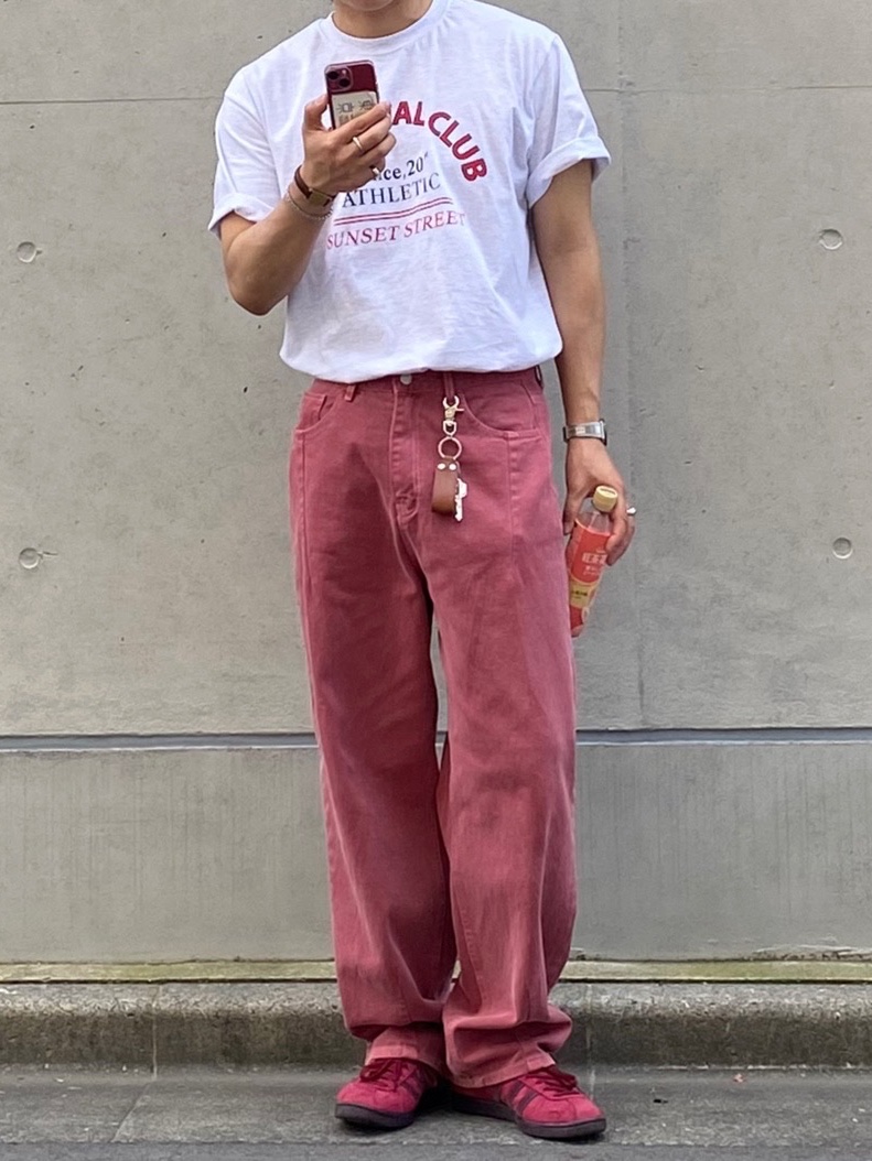 Adidas Tobacco Gruen Collegiate Burgundy 착용 스타일 - 3