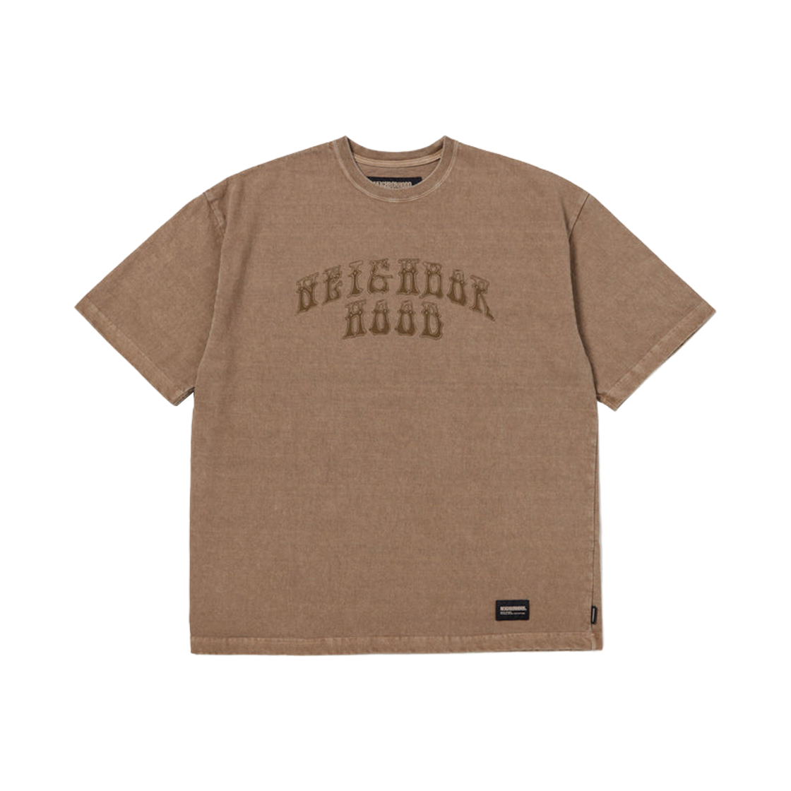 Neighborhood Pigment Dyed Crewneck S/S Khaki 상세 이미지 1