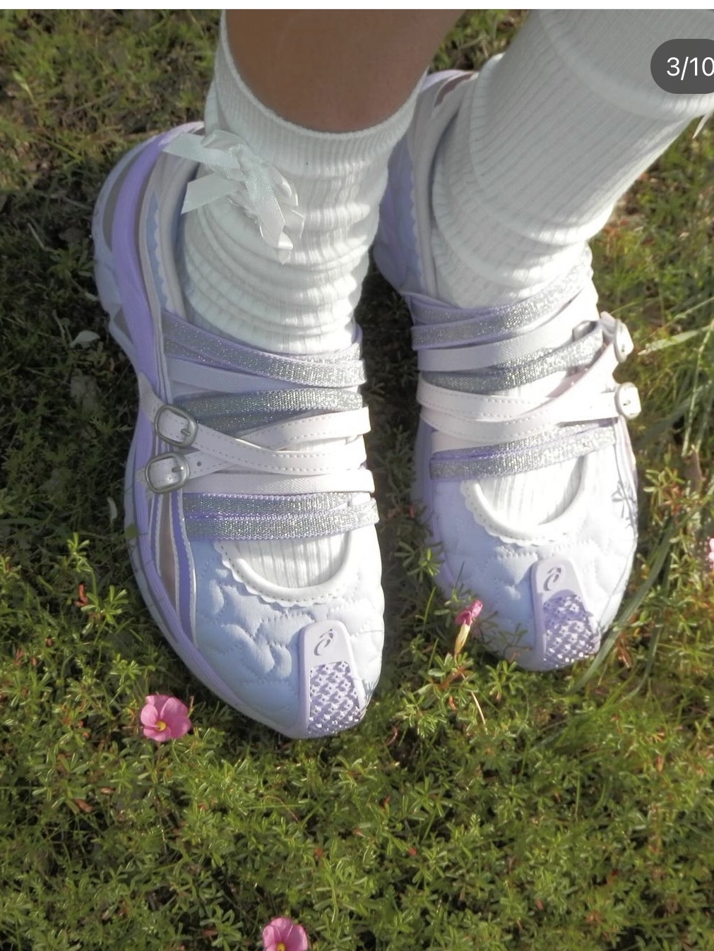 (W) Asics x Kiko Kostadinov x Heaven by Marc Jacobs Gel-Lokros Vapor Cosmos 착용 스타일 - 3