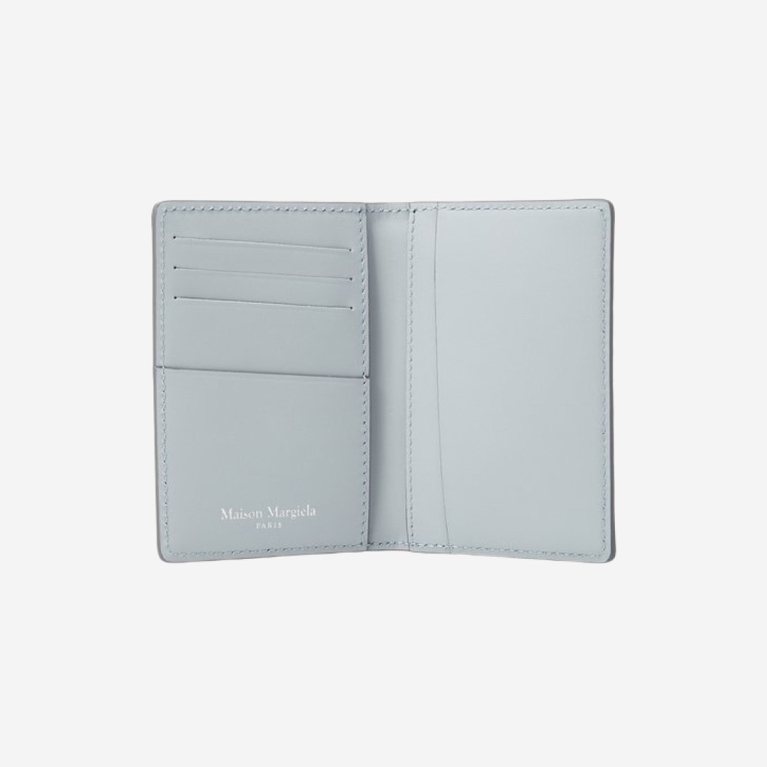 Maison Margiela Stitches Bi-Fold Card Holder Grey 상세 이미지 2