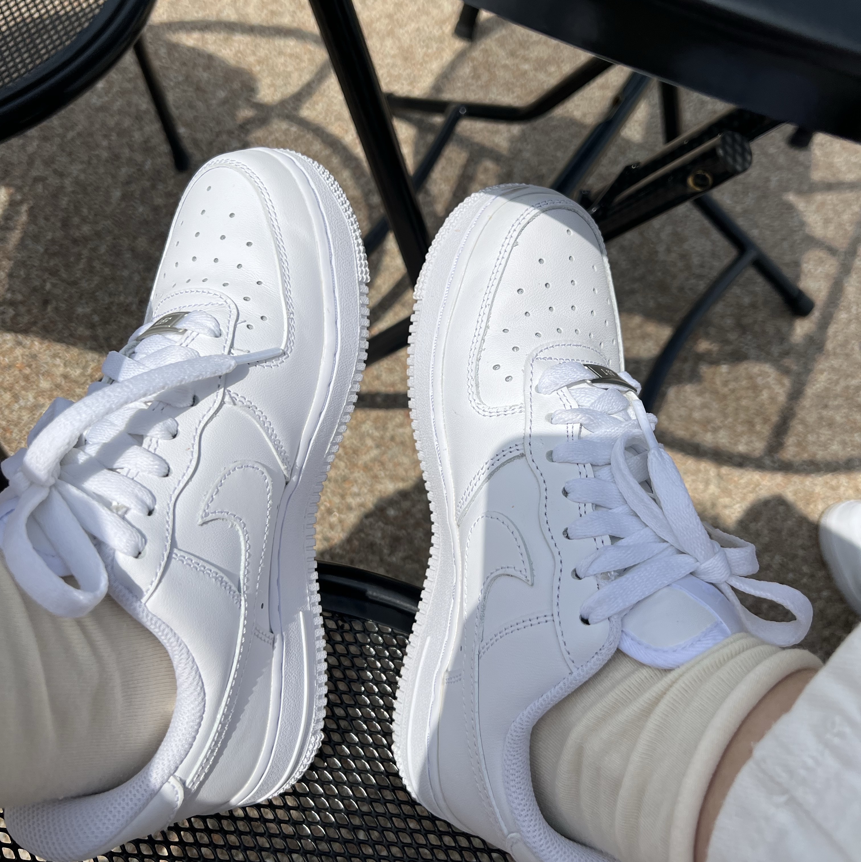 (W) Nike Air Force 1 '07 Low White 착용 스타일 - 4