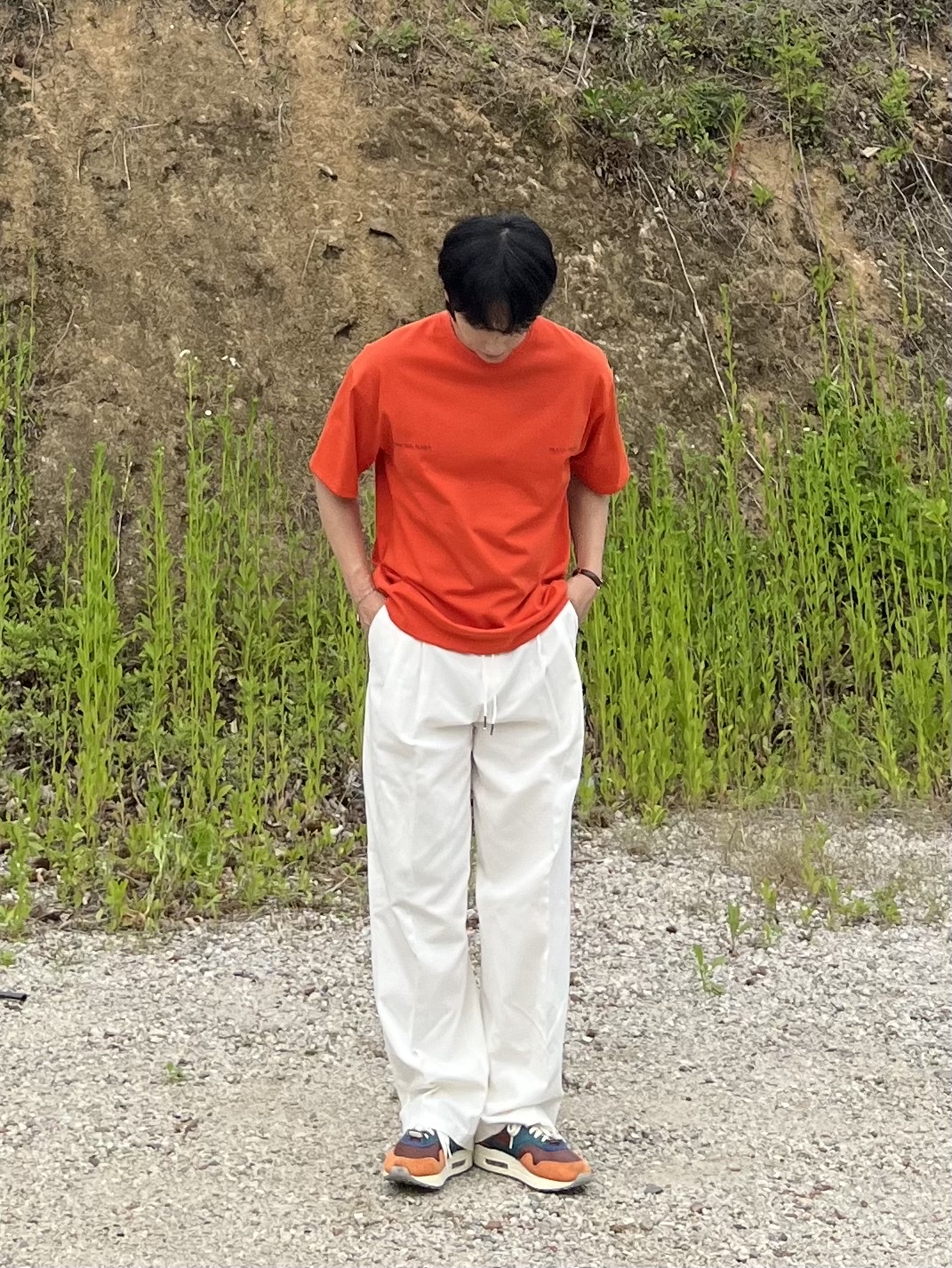 Nike x Kasina Air Max 1 SP Won-Ang Orange 착용 스타일 - 2