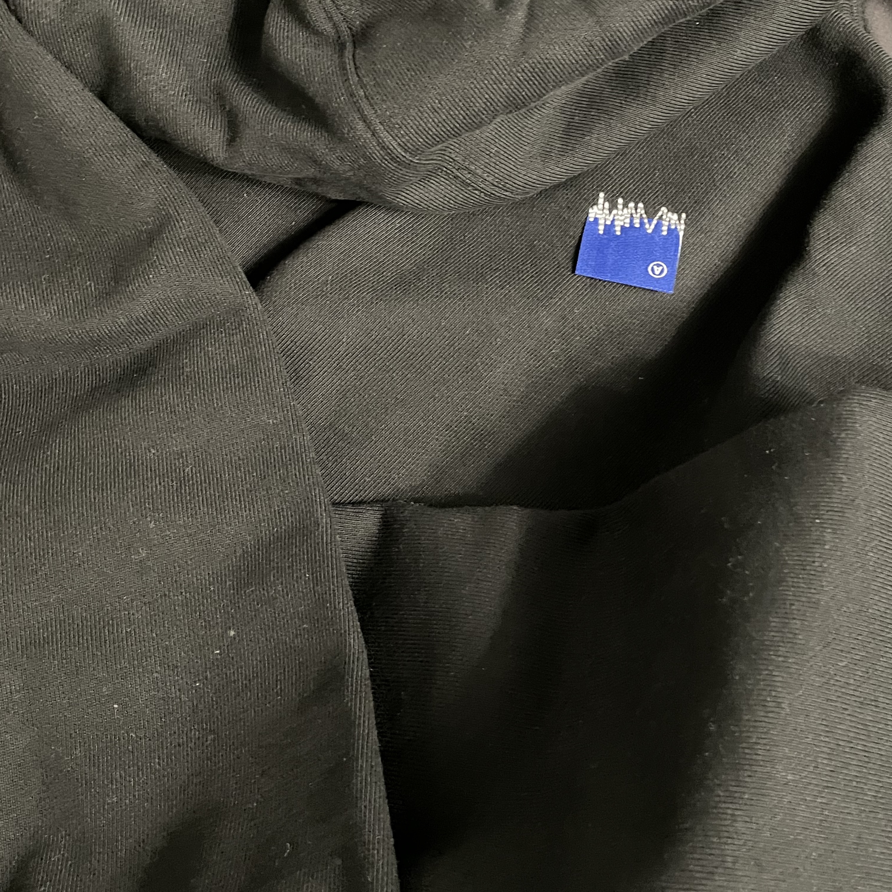 Ader Error Sig; TRS/BL Tag Hoodie 01 Black 착용 스타일 - 2