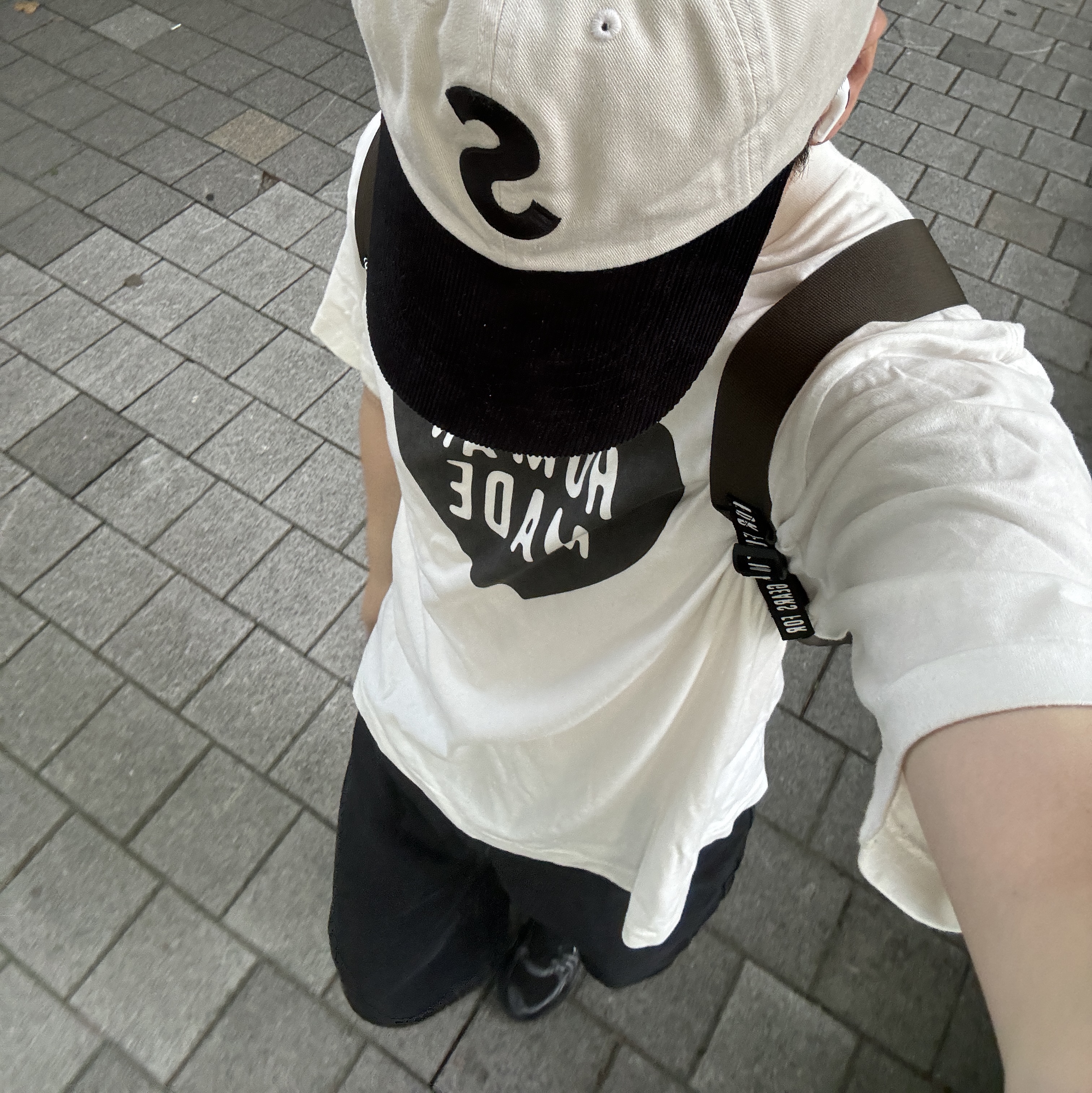 Supreme 2-Tone S Logo 6-Panel Stone - 24SS 착용 스타일