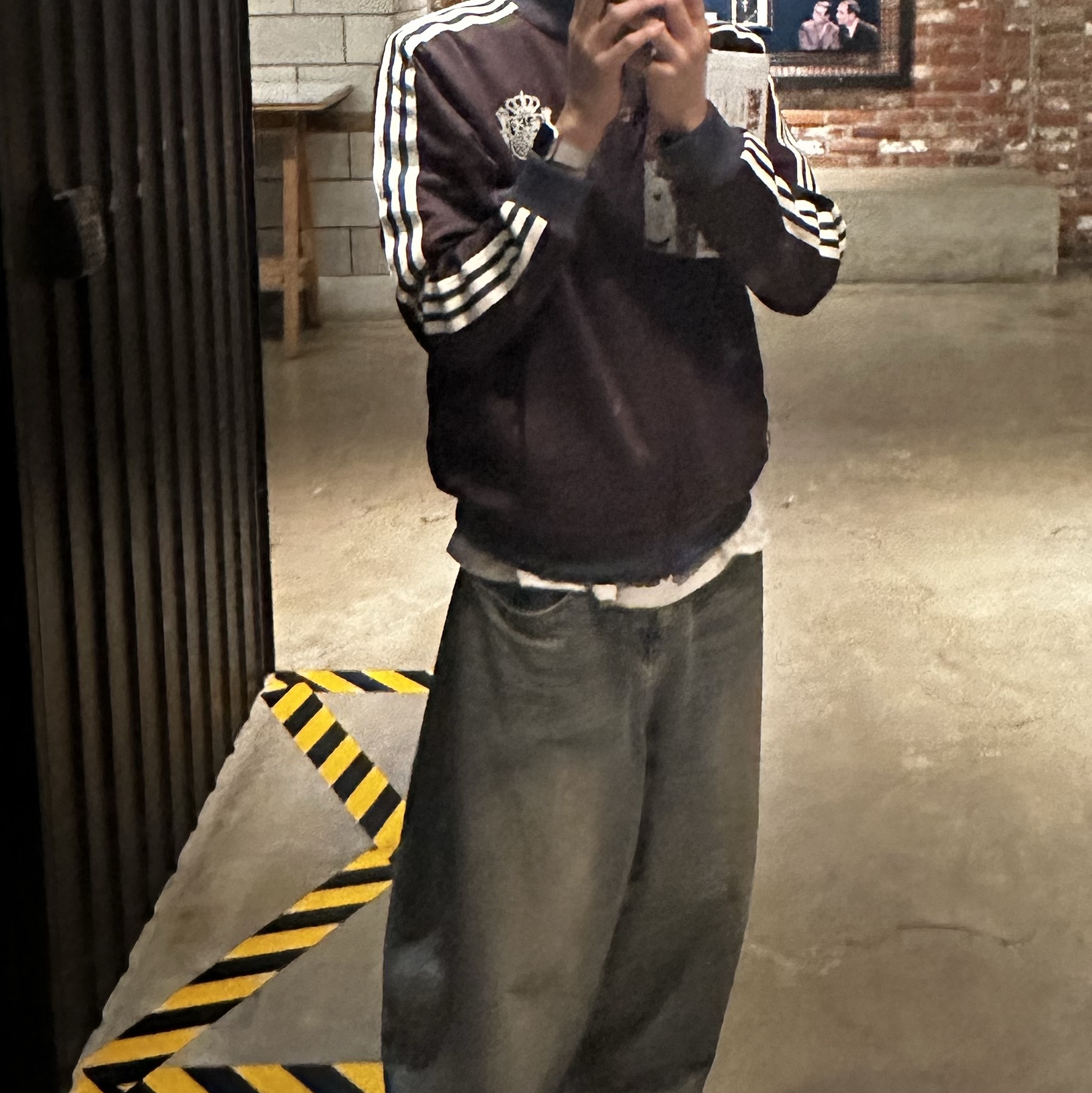 Adidas Spain Beckenbauer Track Top Shadow Maroon - KR Sizing 착용 스타일 - 2