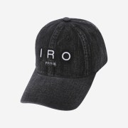 Iro Troyes Iro Logo Denim Ball Cap Black