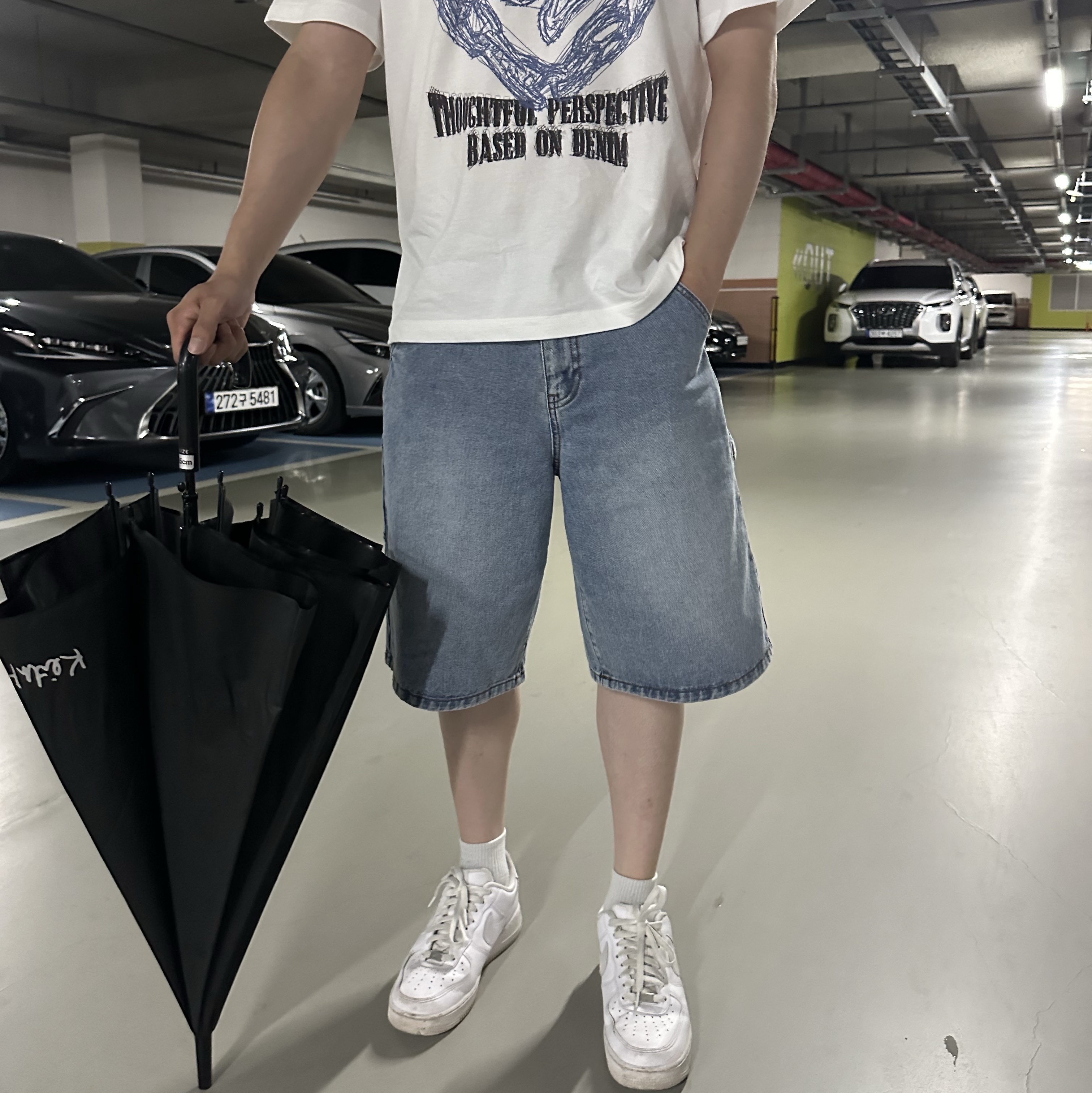 Nike Air Force 1 '07 Low White 착용 스타일