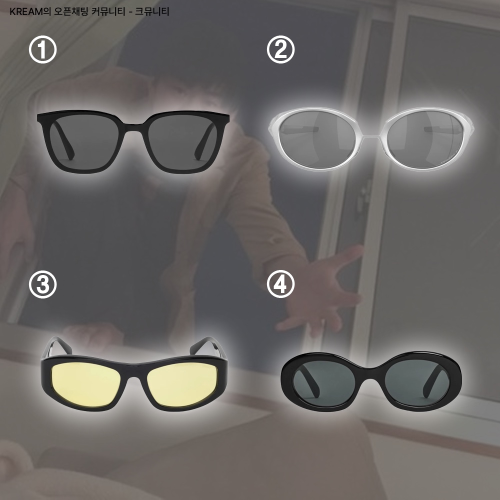 Gentle Monster Lilit 01 Black, Oakley Eye Jacket Redux Silver Frame Prizm Black Polarized Lenses High Bridge Fit 착용 스타일 - 2