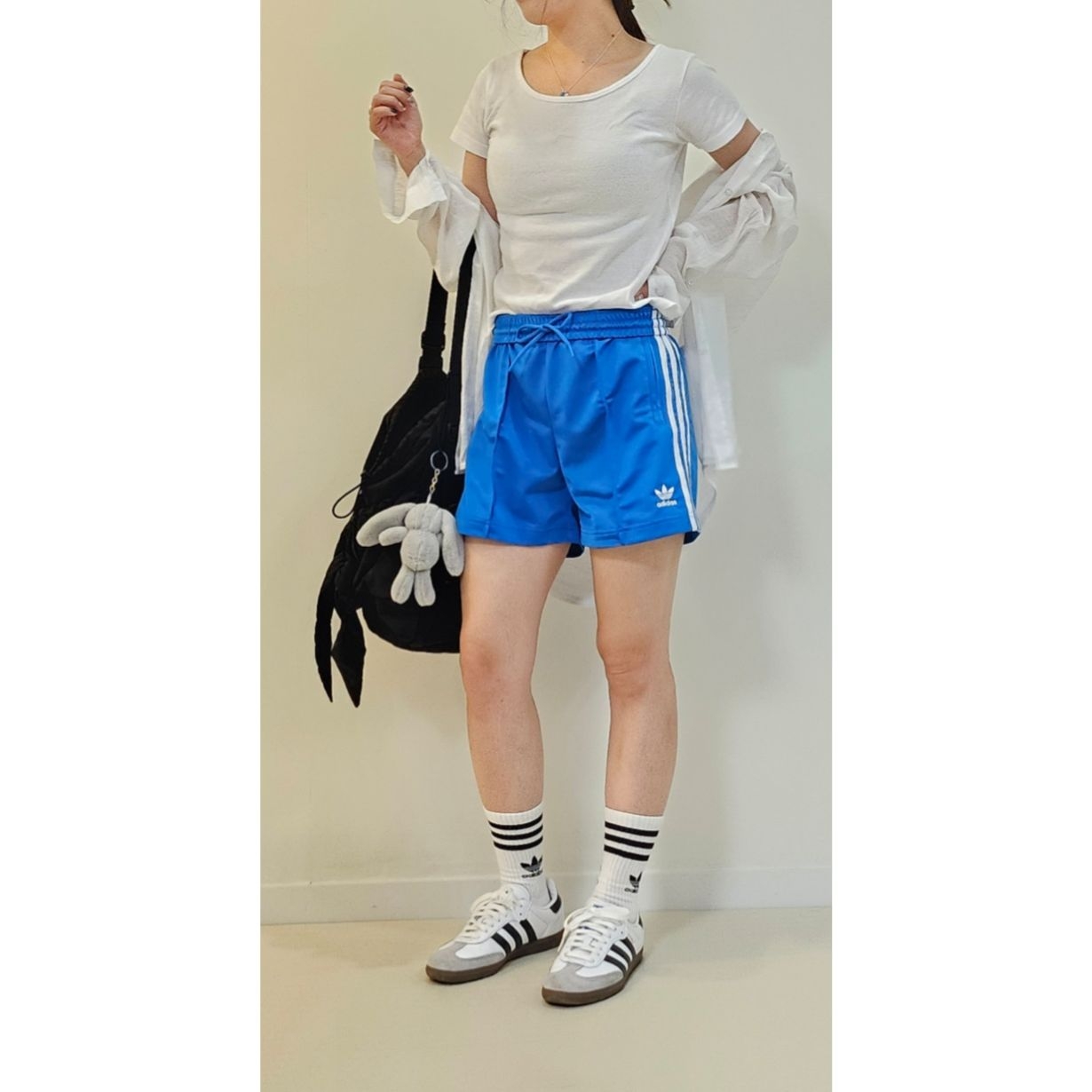 Adidas Samba OG Cloud White 착용 스타일