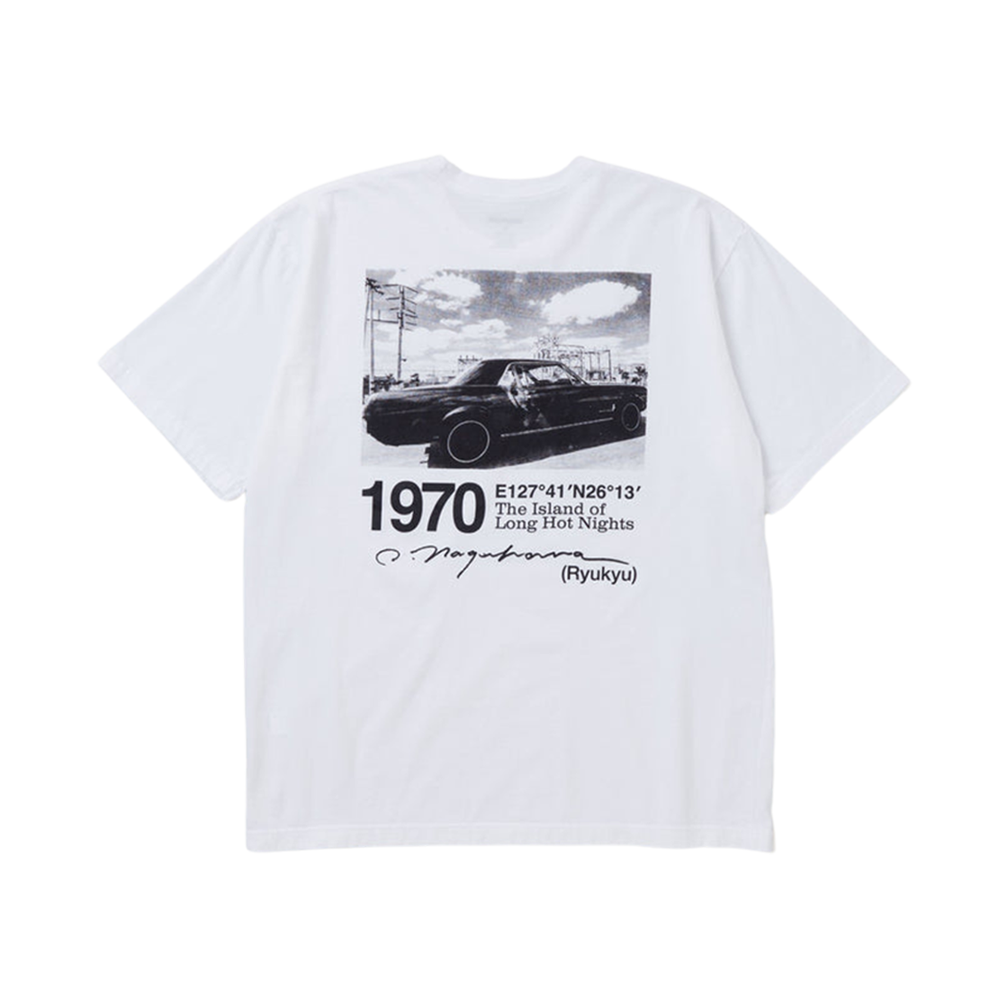 Neighborhood x Osamu Nagahama T-Shirt S/S-4 White 상세 이미지 2