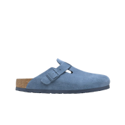 Birkenstock Boston Suede Leather Elemental Blue - Narrow