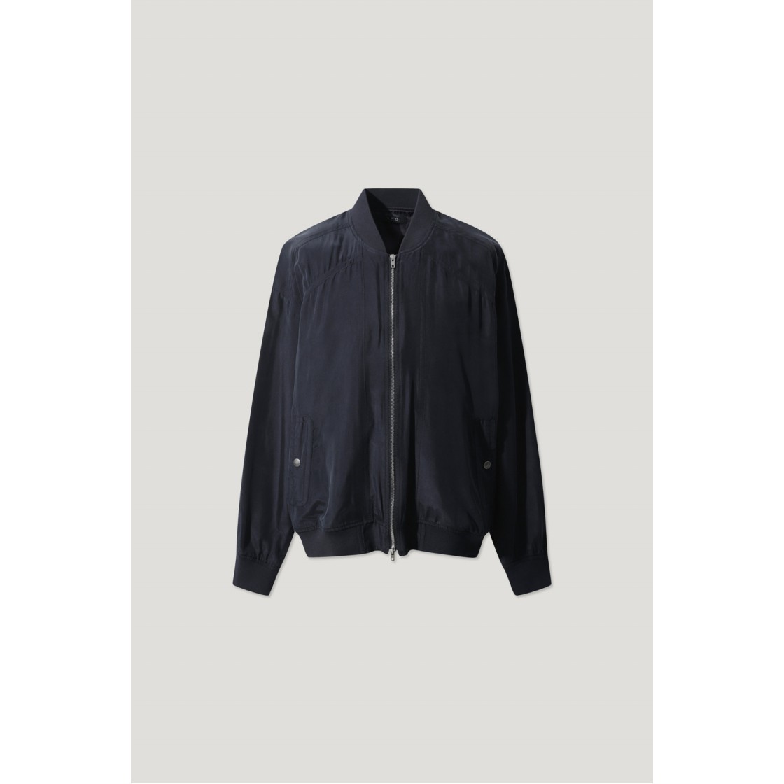 이로 킬리안 실크 블루종 점퍼 네이비(Iro Kylian Silk Blouson Jumper Navy) - 2