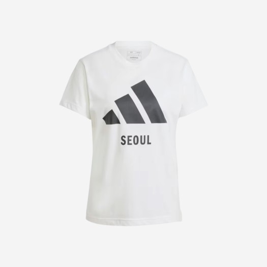 아디다스 서울 티셔츠 화이트 - KR 사이즈