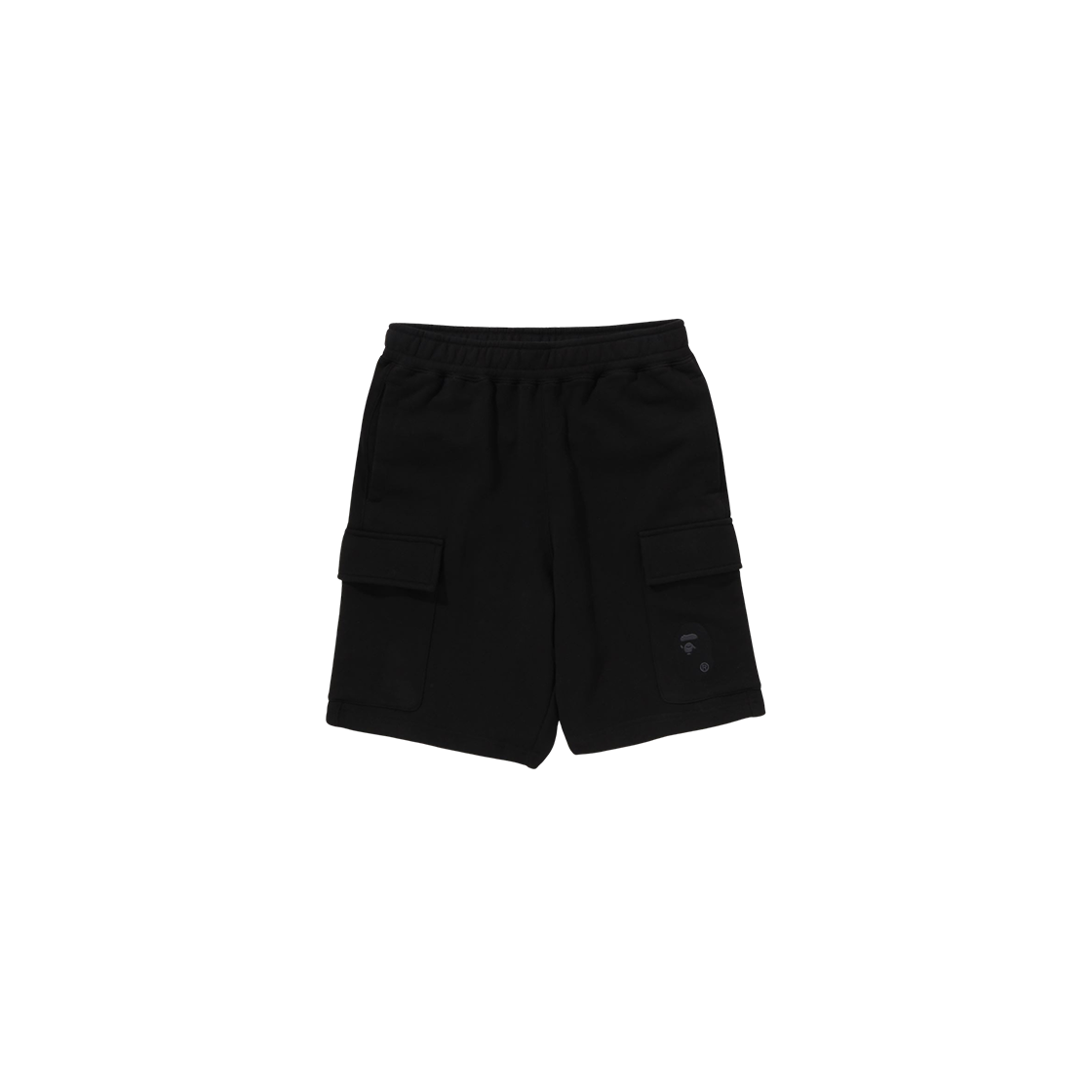 BAPE Ape Head Cargo Sweatshorts Black 상세 이미지 1