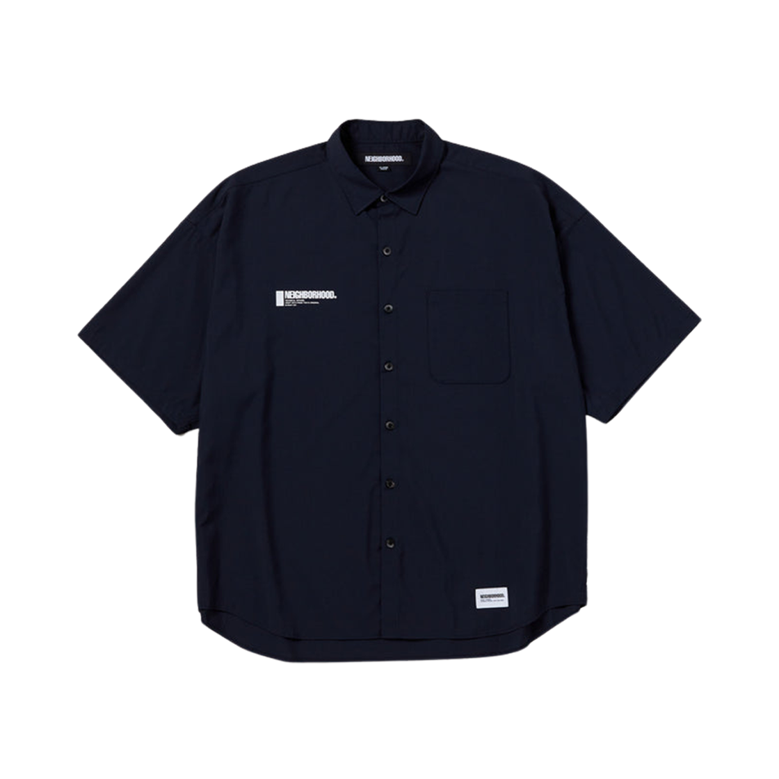 Neighborhood Over Shirt S/S Navy 상세 이미지 1