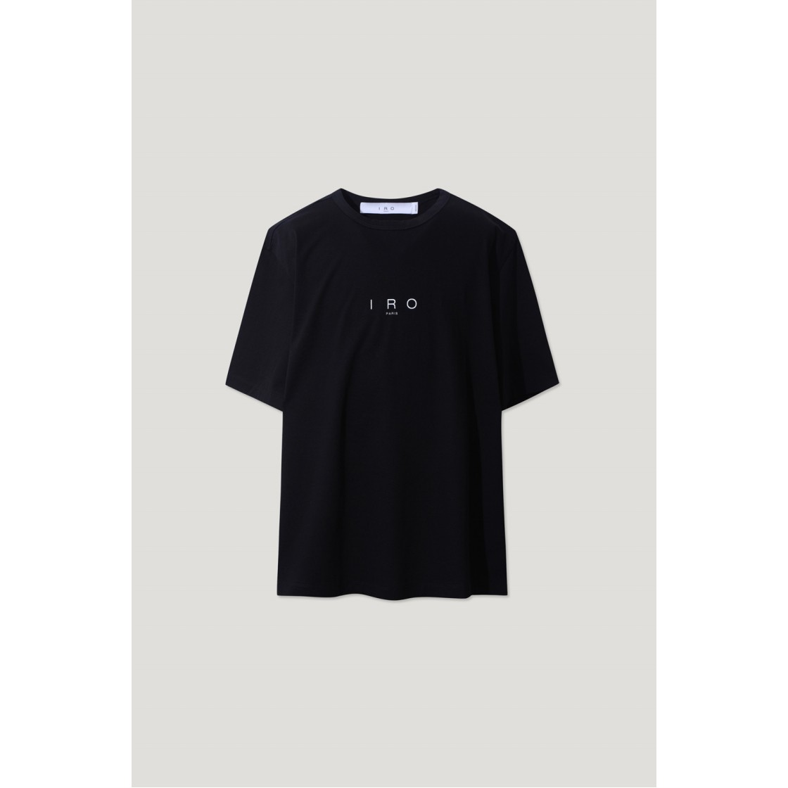 이로 바쇼몽 이로 로고 베이직 반팔 티셔츠 블랙(Iro Bachaumont Iro Logo Basic Short Sleeves T-Shirt Black) - 2