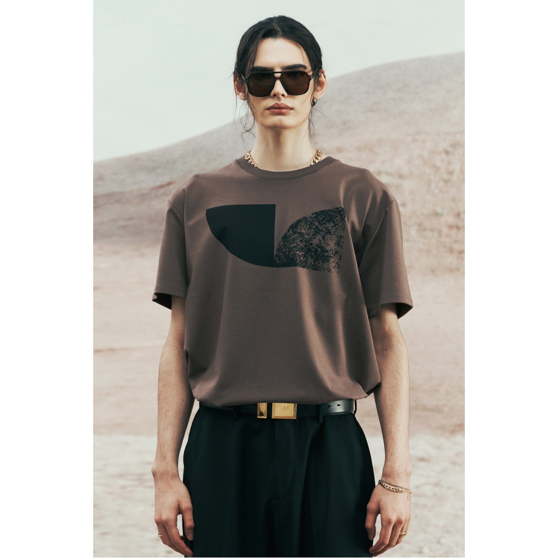 이로 알로이스페 오버핏 아이코닉 로고 반팔 티셔츠 브라운(Iro Aloispe Over Fit Iconic Logo Short Sleeves T-Shirt Brown) - 6