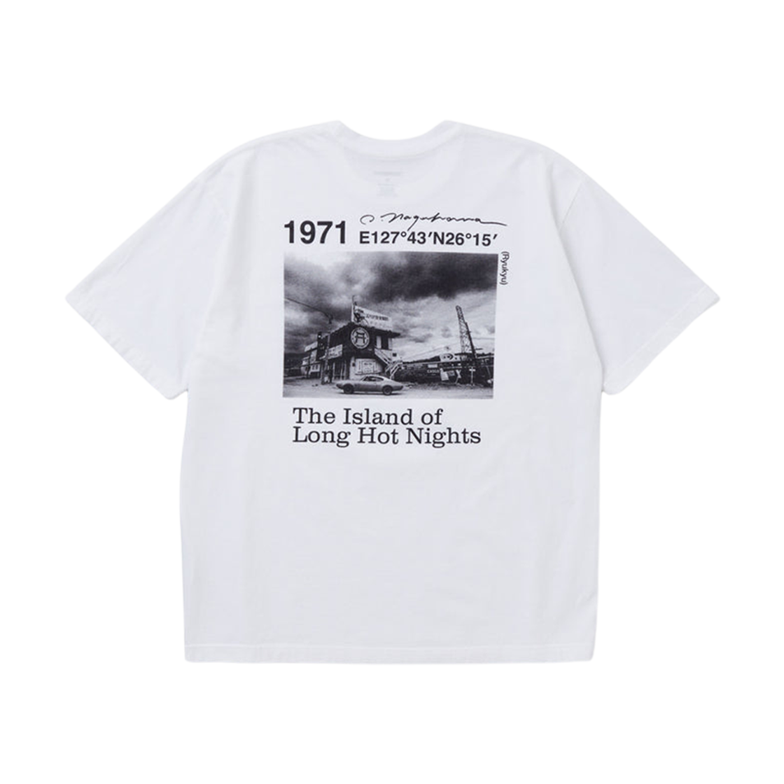 Neighborhood x Osamu Nagahama T-Shirt S/S-3 White 상세 이미지 2