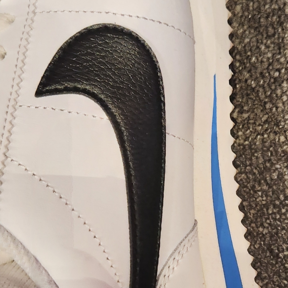 (W) Nike Cortez White and Black 착용 스타일