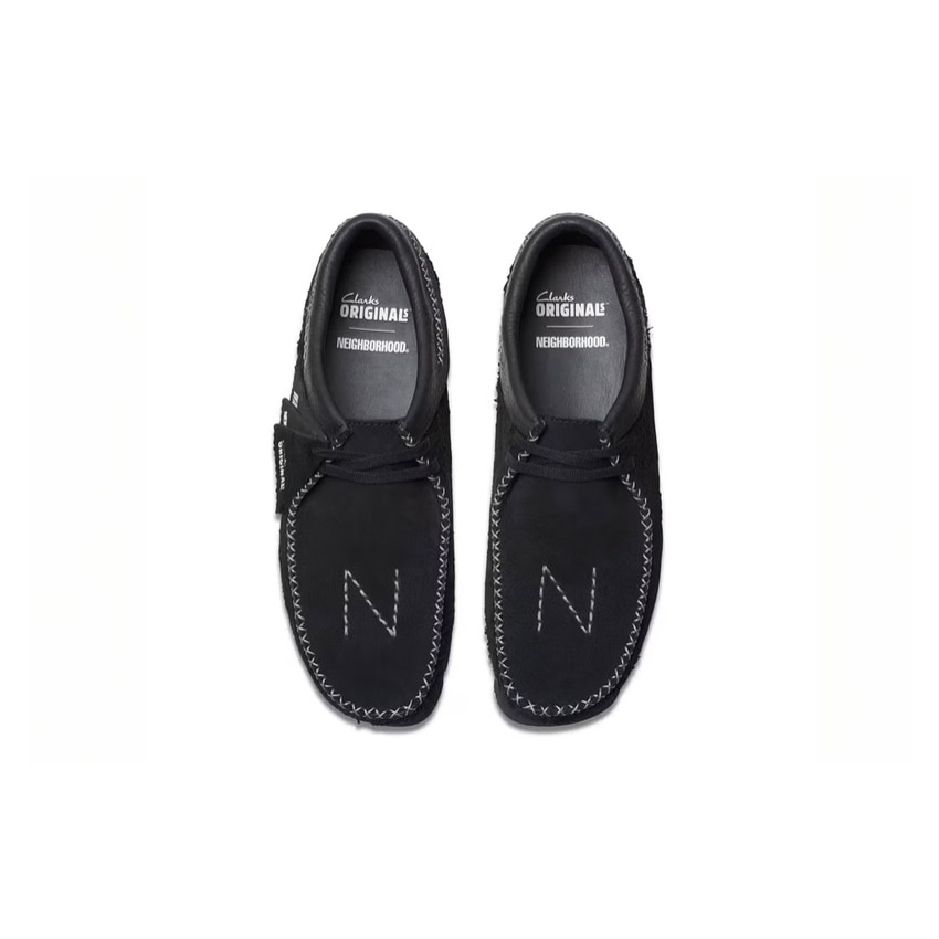 Clarks x Neighborhood Wallabe Black, Clarks x Neighborhood Desert Boot Beige 착용 스타일 - 2