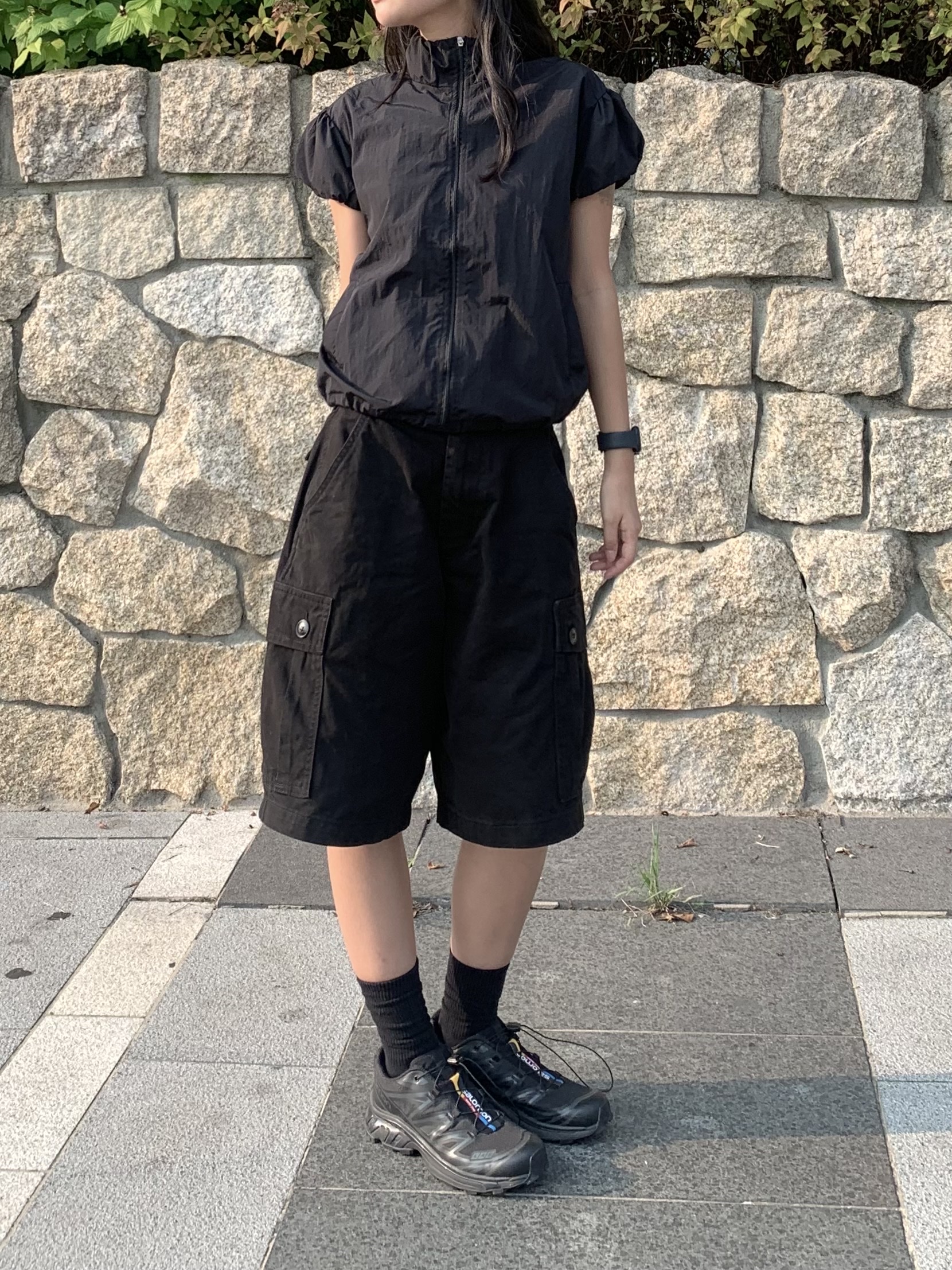Salomon XT-6 ADV Black 착용 스타일 - 2