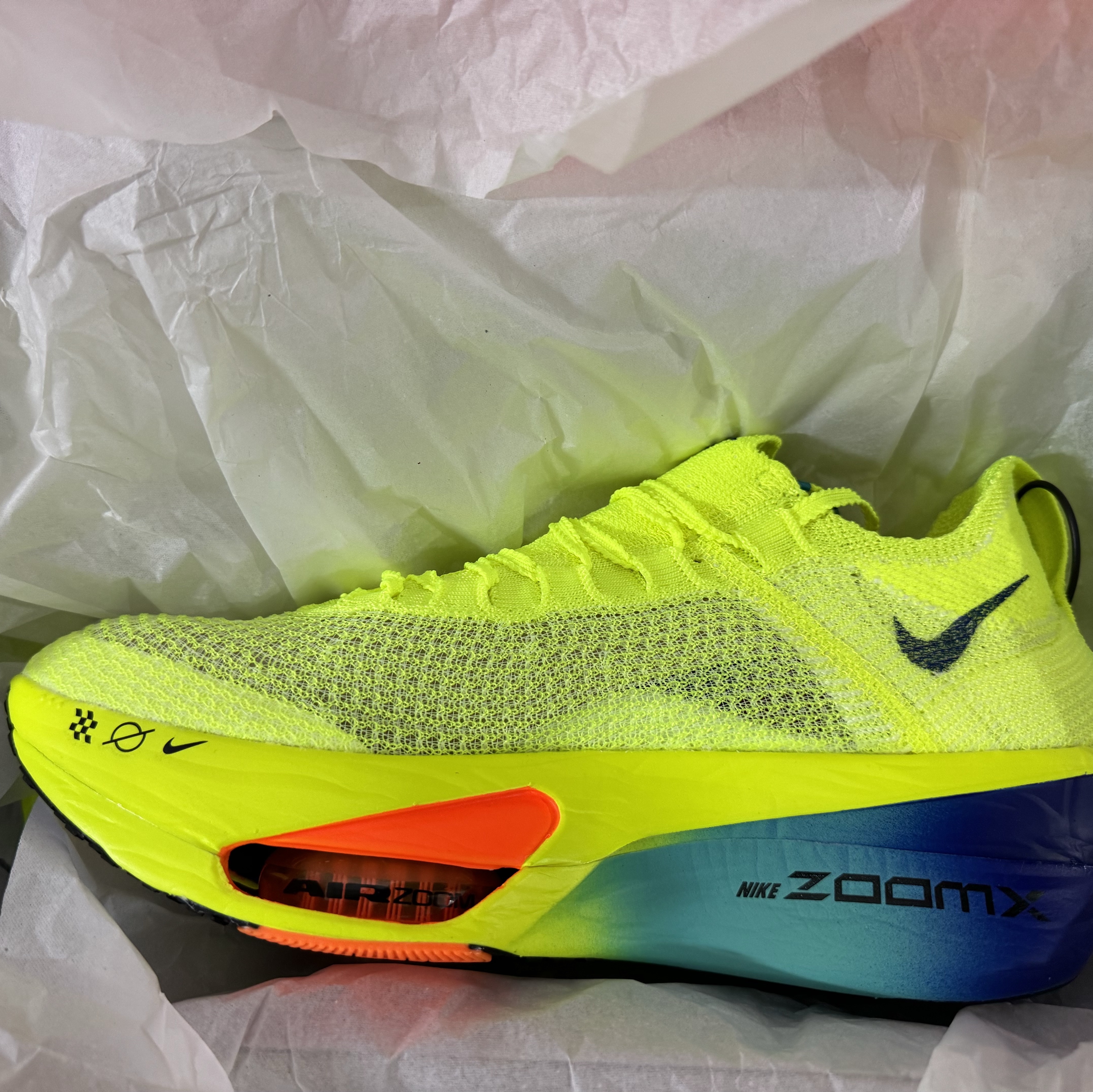 Nike Air Zoom Alphafly Next% 3 Volt 착용 스타일
