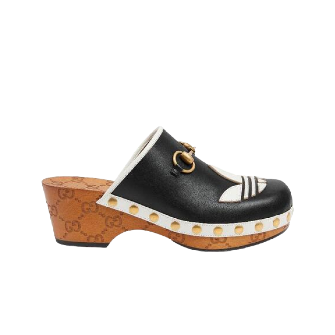 702218-DTNP0-1060 (W) Gucci x Adidas Leather Clog Black