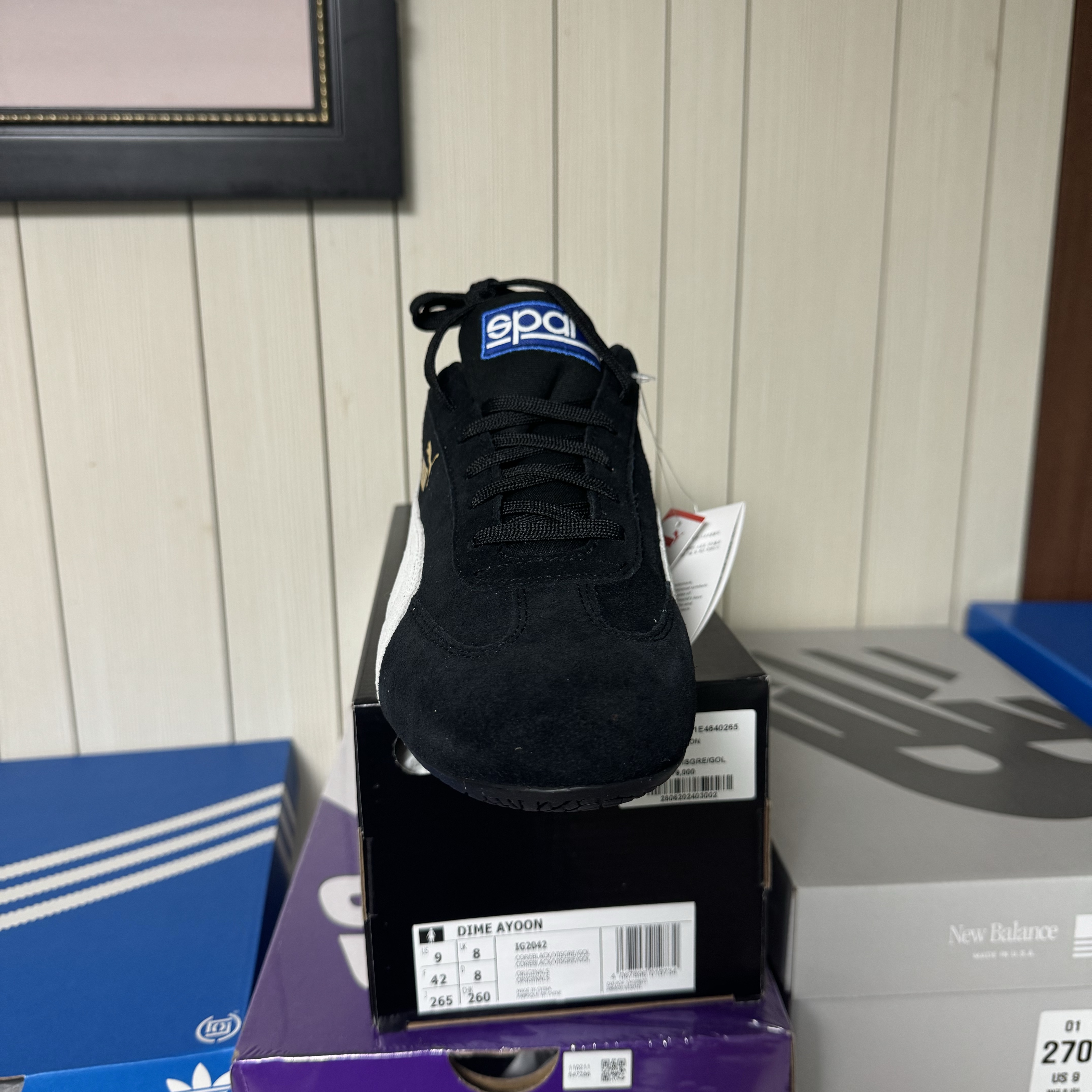 Puma Speedcat OG Sparco Black White 착용 스타일 - 2