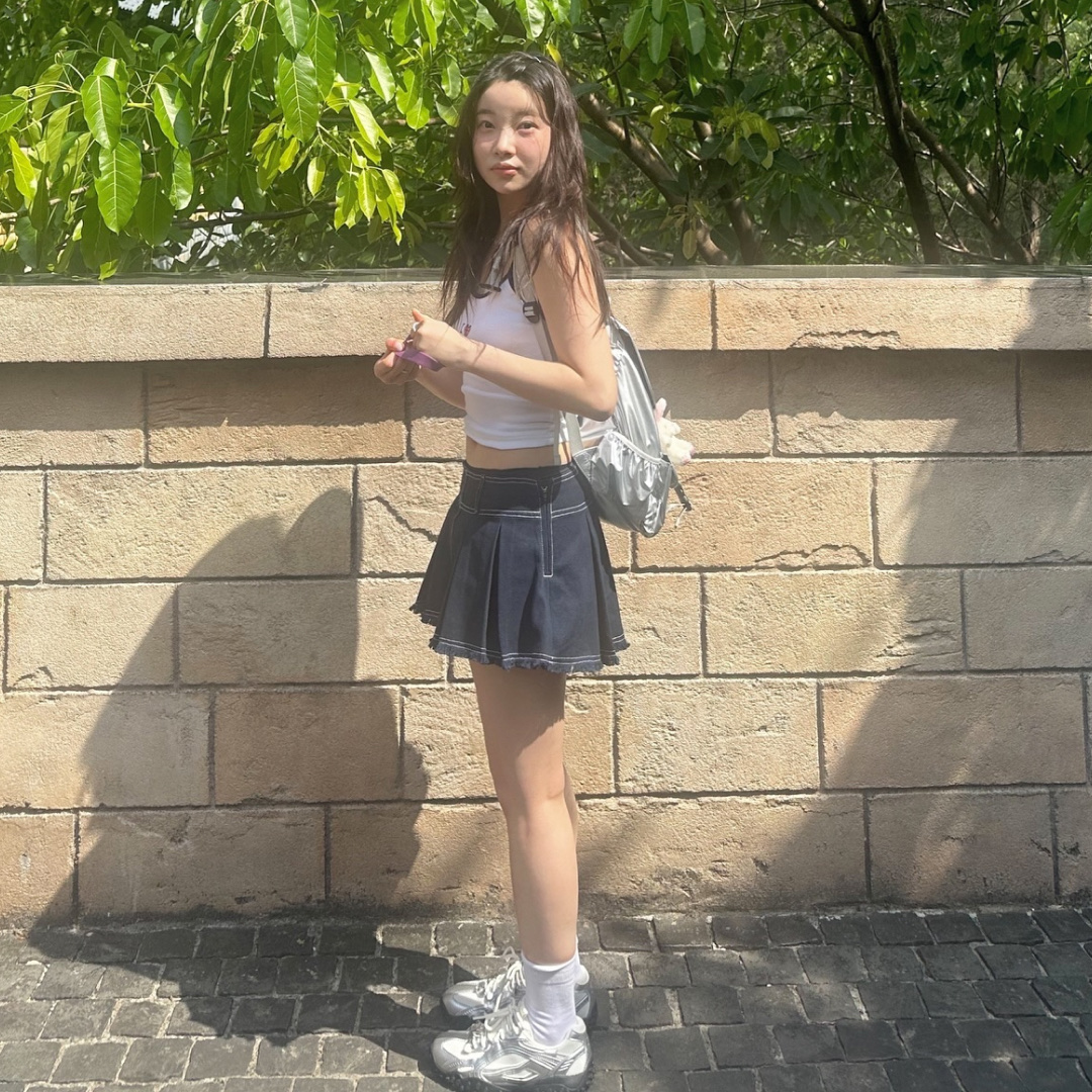 Fila Echappe MS Silver Moon 착용 스타일 - 2