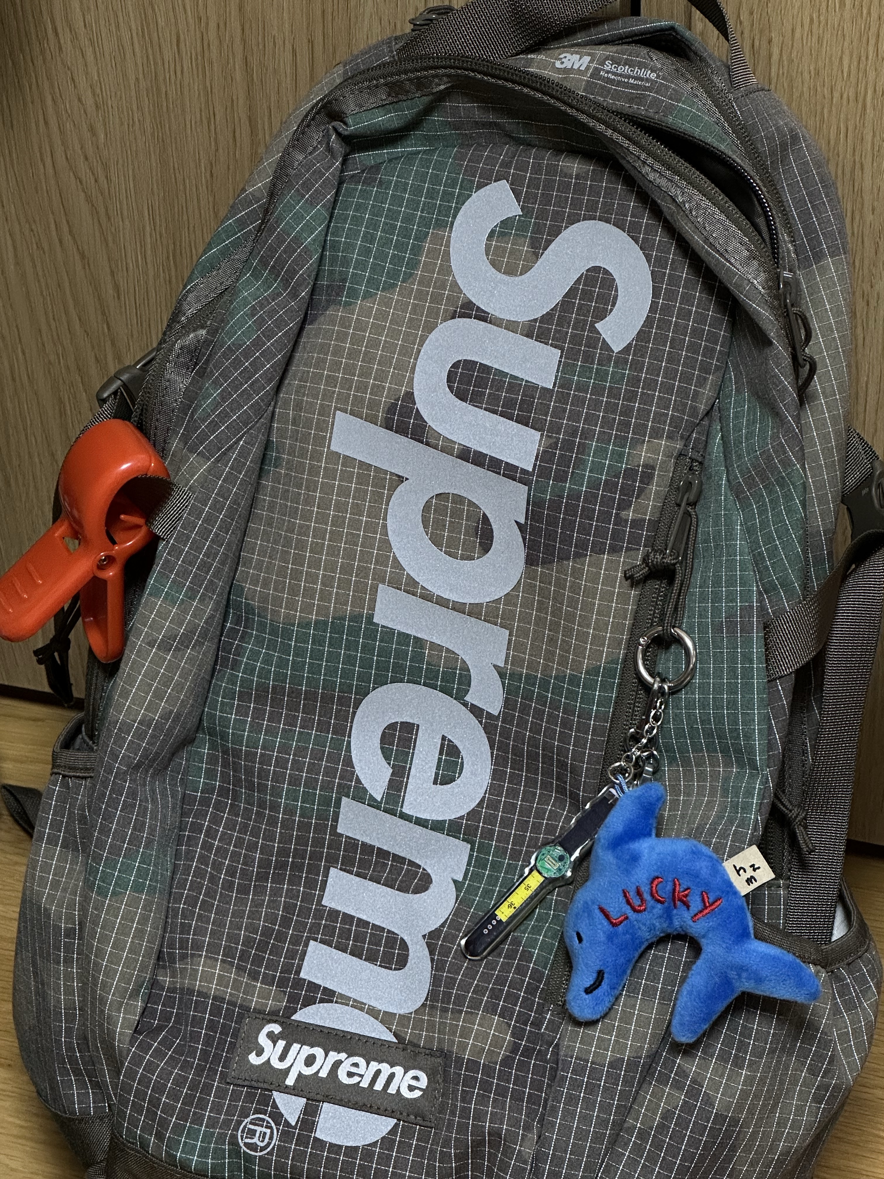 Supreme Backpack Woodland Camo - 24SS 착용 스타일 - 1