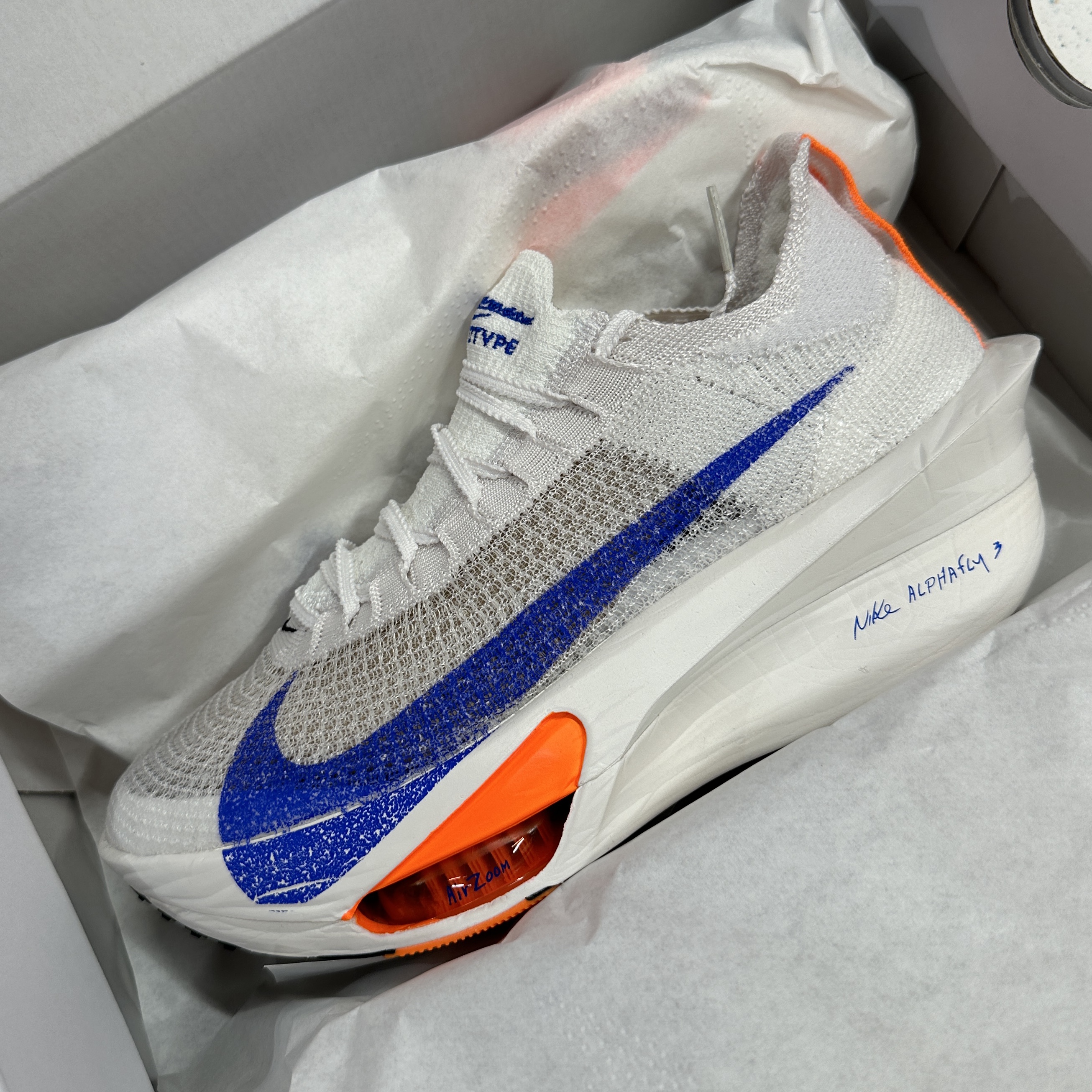 Nike Air Zoom Alphafly Next% 3 Blueprint 착용 스타일