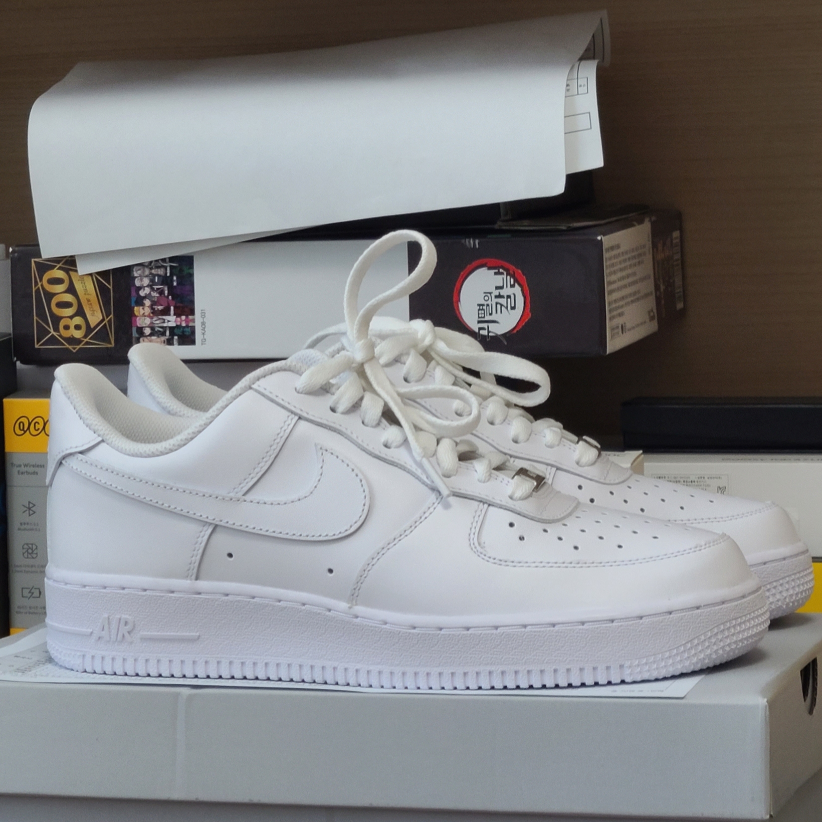 Nike Air Force 1 '07 Low White 착용 스타일 - 4